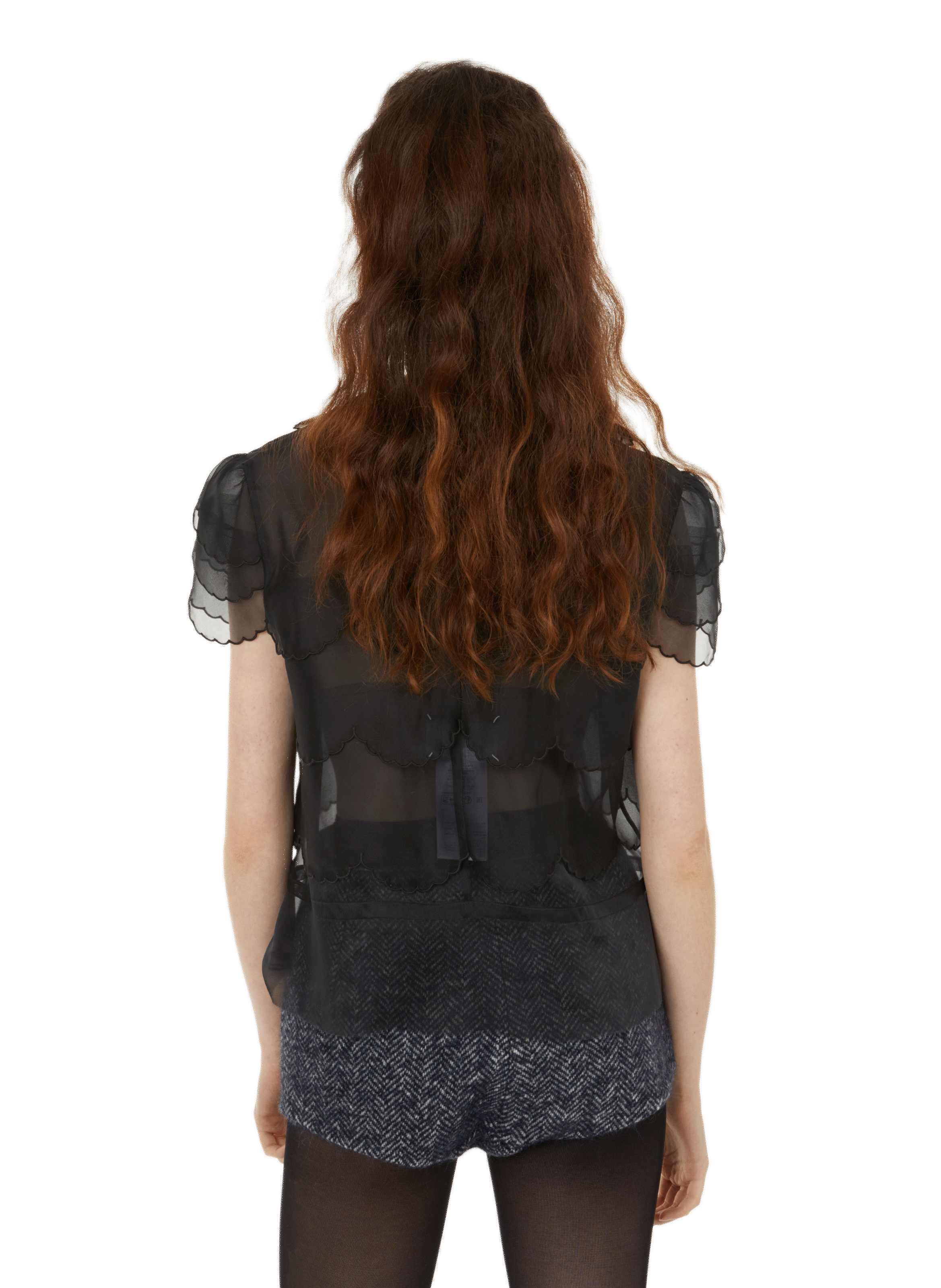 Silk top  MAISON MARGIELA Black