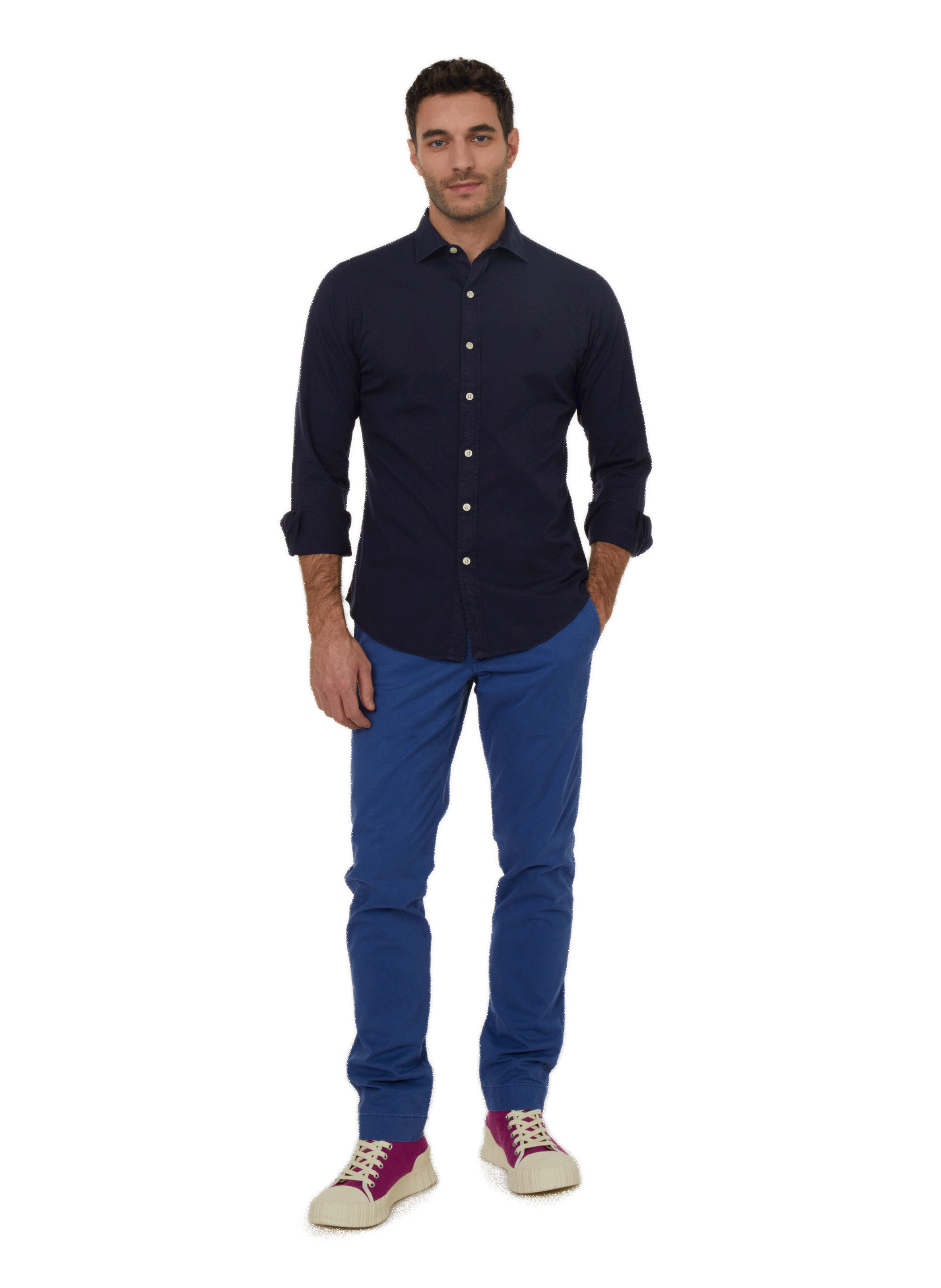 Chemise en coton POLO RALPH LAUREN Bleu