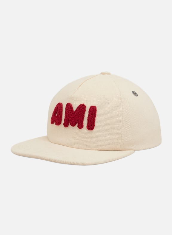 Casquette trucker patch ami paris unisexe Blanc by AMI PARIS AMI PARIS Casquette trucker patch ami paris unisexe Blanc