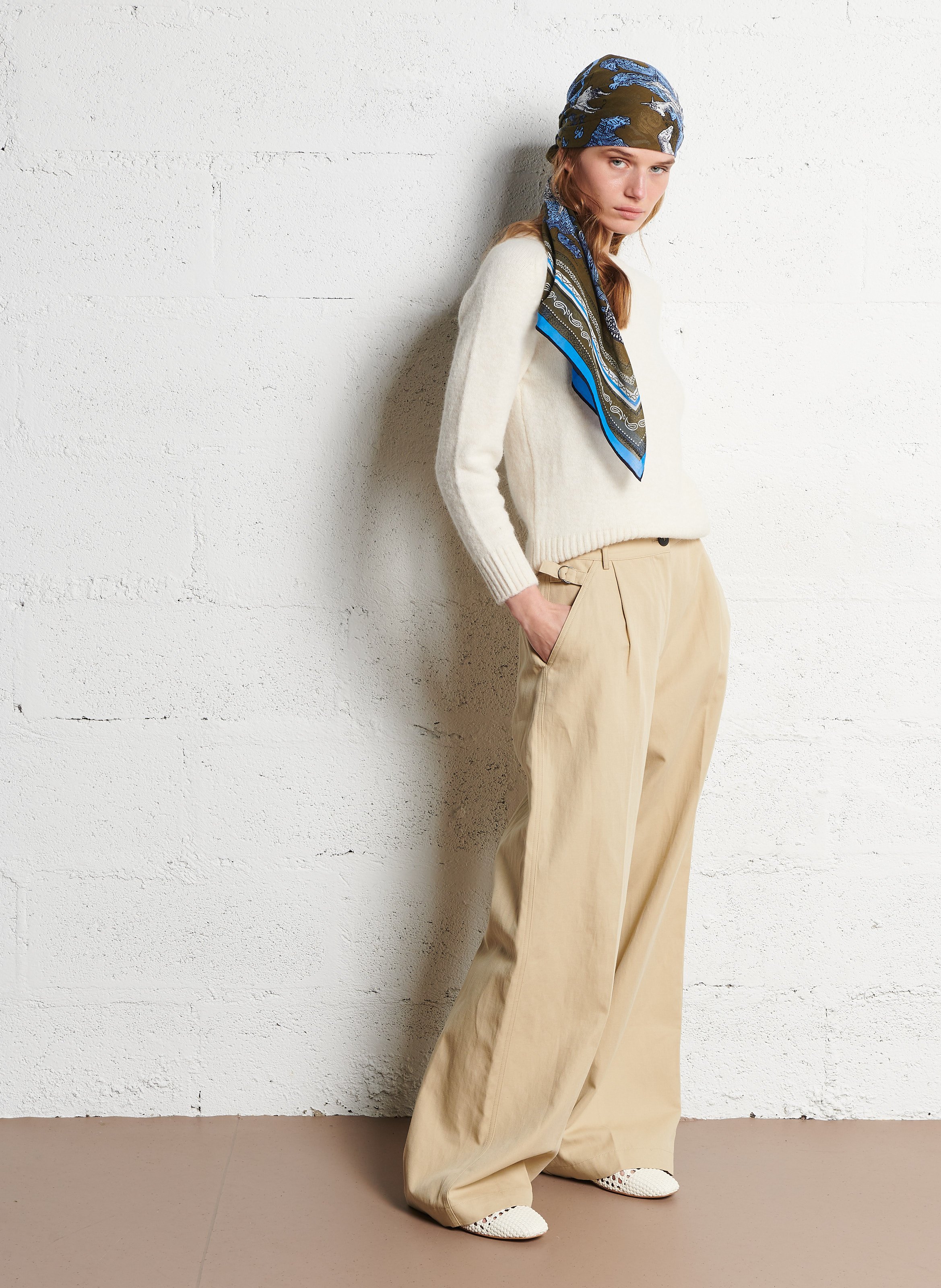 Pull col rond envie SOEUR Beige