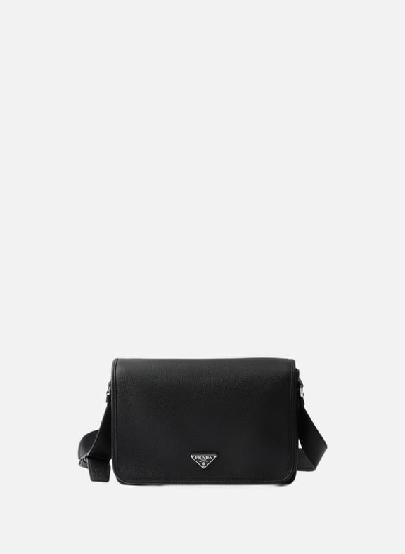 Sac porté épaule en cuir Noir by PRADA PRADA Sac porté épaule en cuir Noir