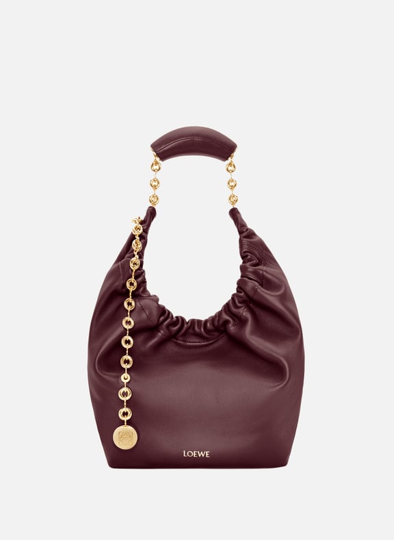 Petit sac Squeeze en cuir d'agneau Rouge by LOEWE LOEWE Petit sac Squeeze en cuir d'agneau Rouge