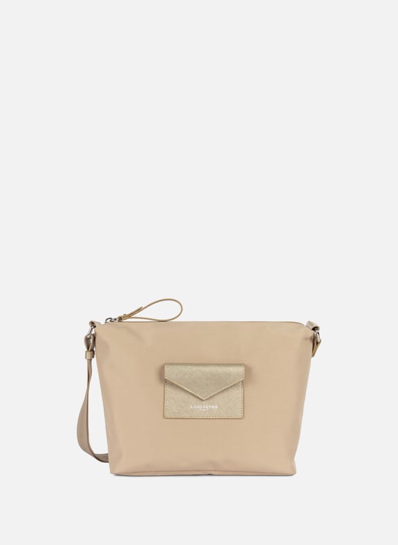 Sac besace - smart kba Beige by LANCASTER LANCASTER Sac besace - smart kba Beige