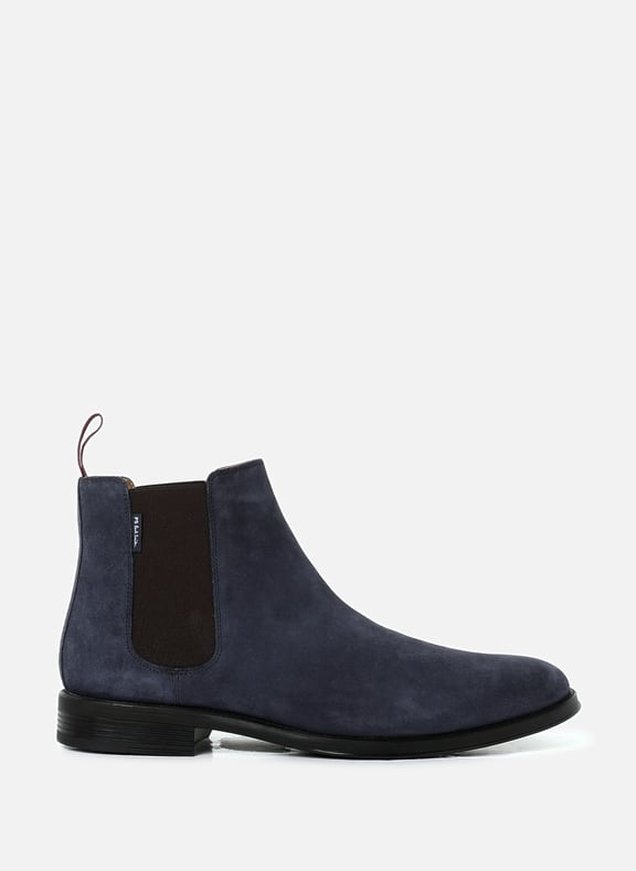 Bottines en cuir suédé Augustus Bleu by PAUL SMITH PAUL SMITH Bottines en cuir suédé Augustus Bleu