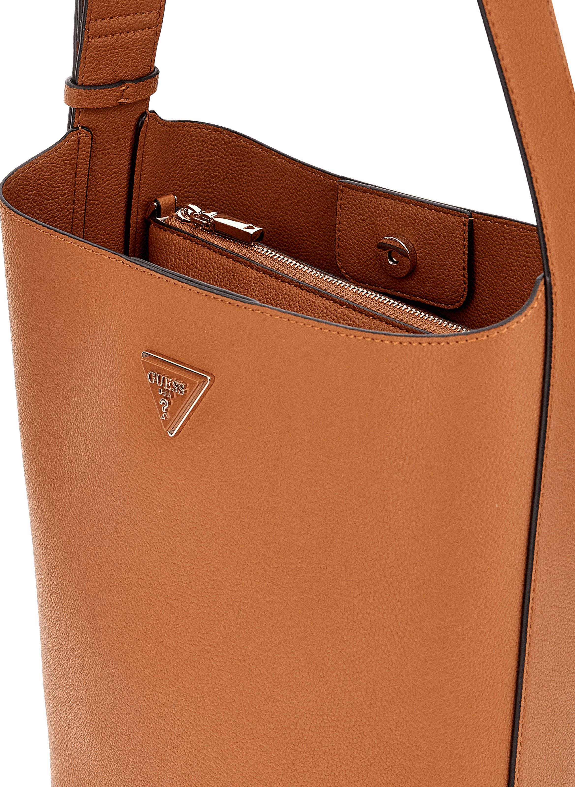 Sac sceau uni GUESS Marron