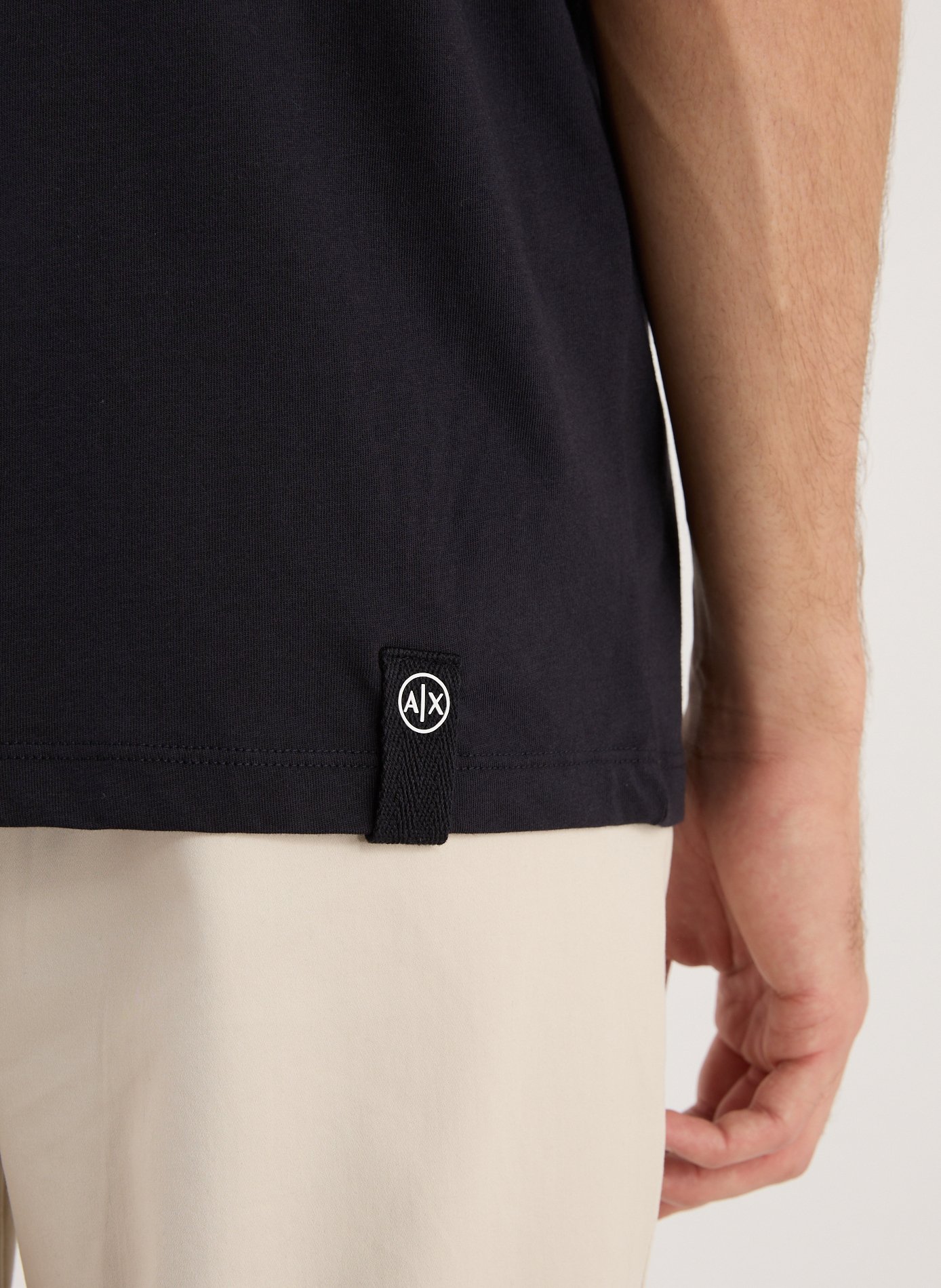 T-shirt en coton ARMANI EXCHANGE Bleu