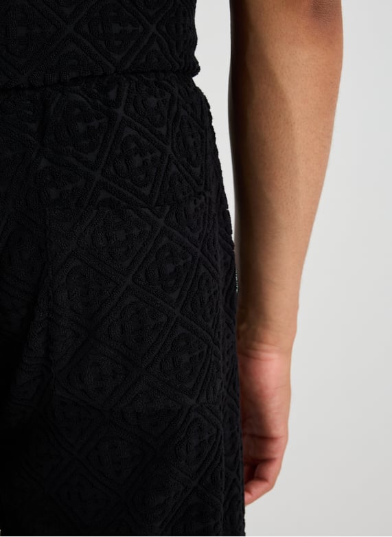 Jogging à jacquard monogrammé  | Noir by CASABLANCA PARIS Jogging à jacquard monogrammé  Noir