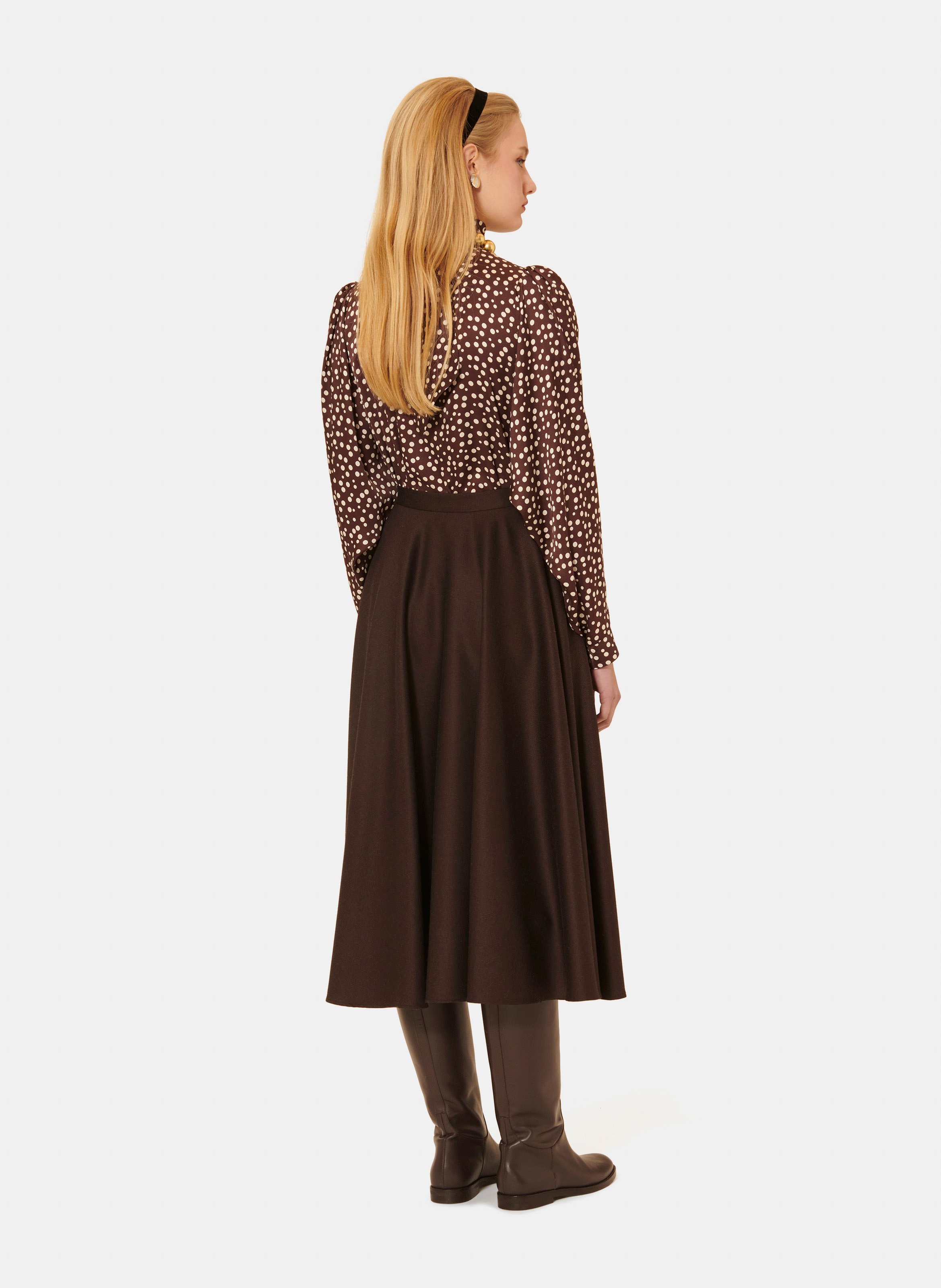 Jupe jackie TARA JARMON Marron