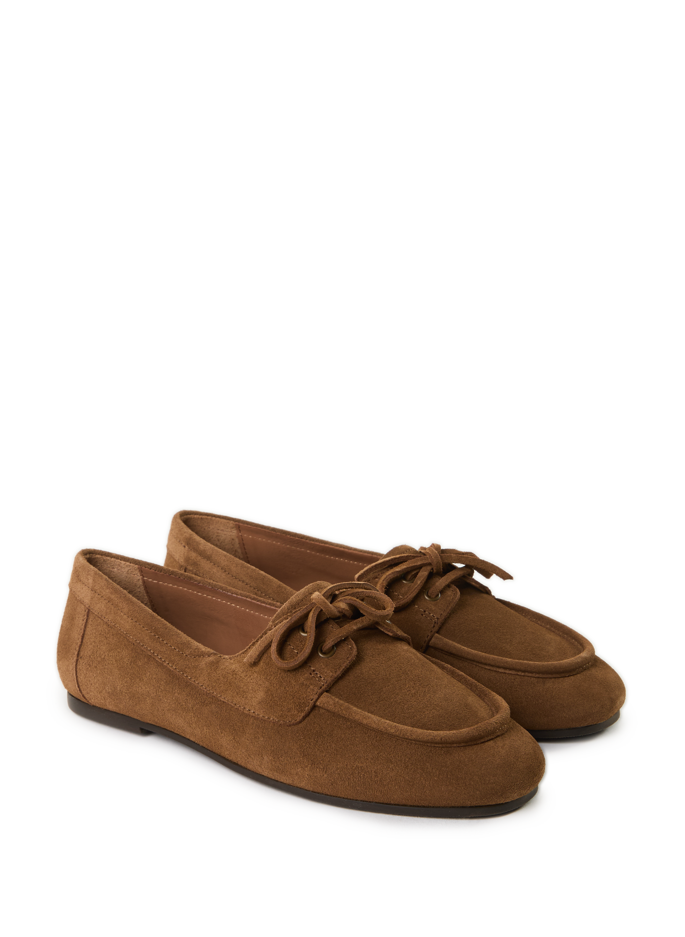 Mocassins Charline en cuir MAISON TOUFET Marron