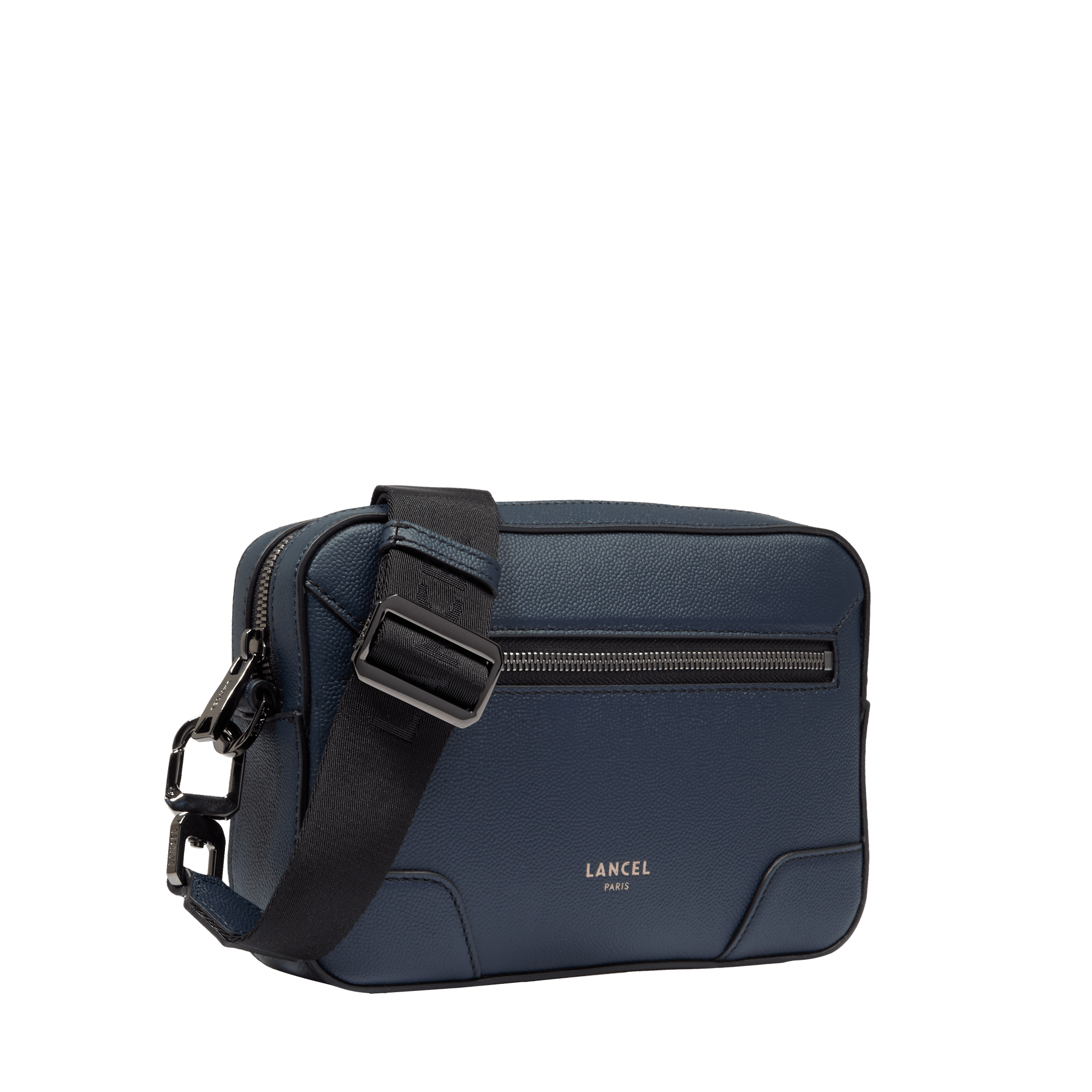 Sac caméra charlie de lancel en cuir LANCEL Bleu