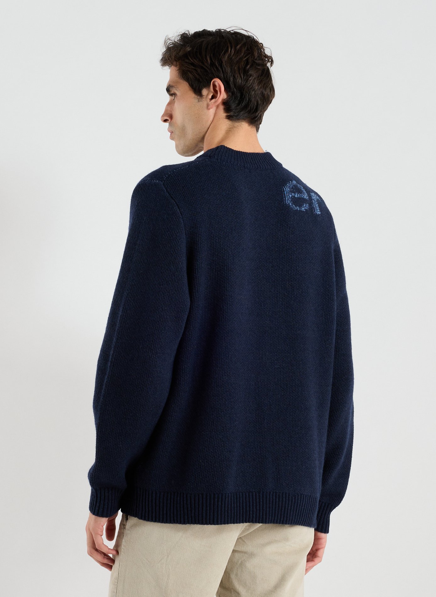 Pull Haza en laine mélangée HOLZWEILER Bleu