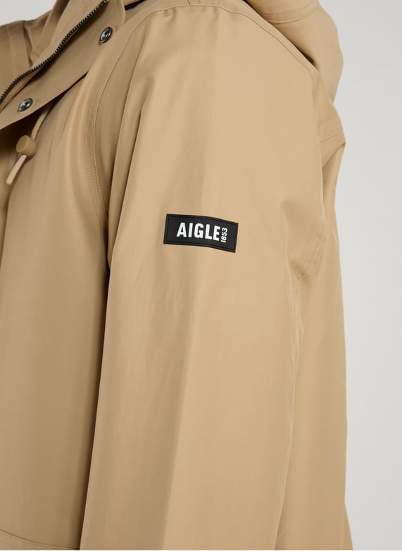 T-kit Waterproof Parka | Brown by AIGLE T-kit Waterproof Parka Brown