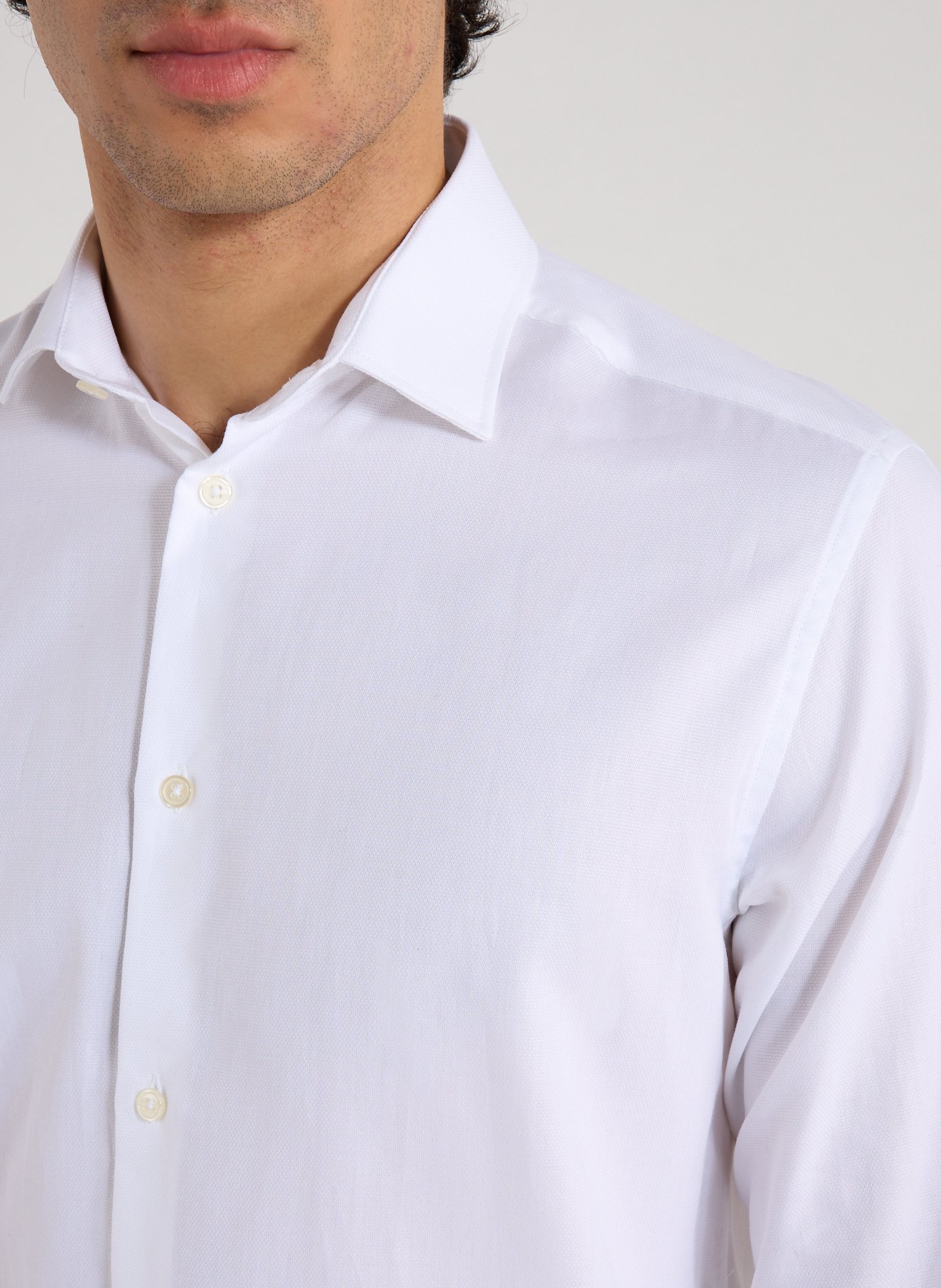 Straight Goot cotton shirt AU PRINTEMPS PARIS White