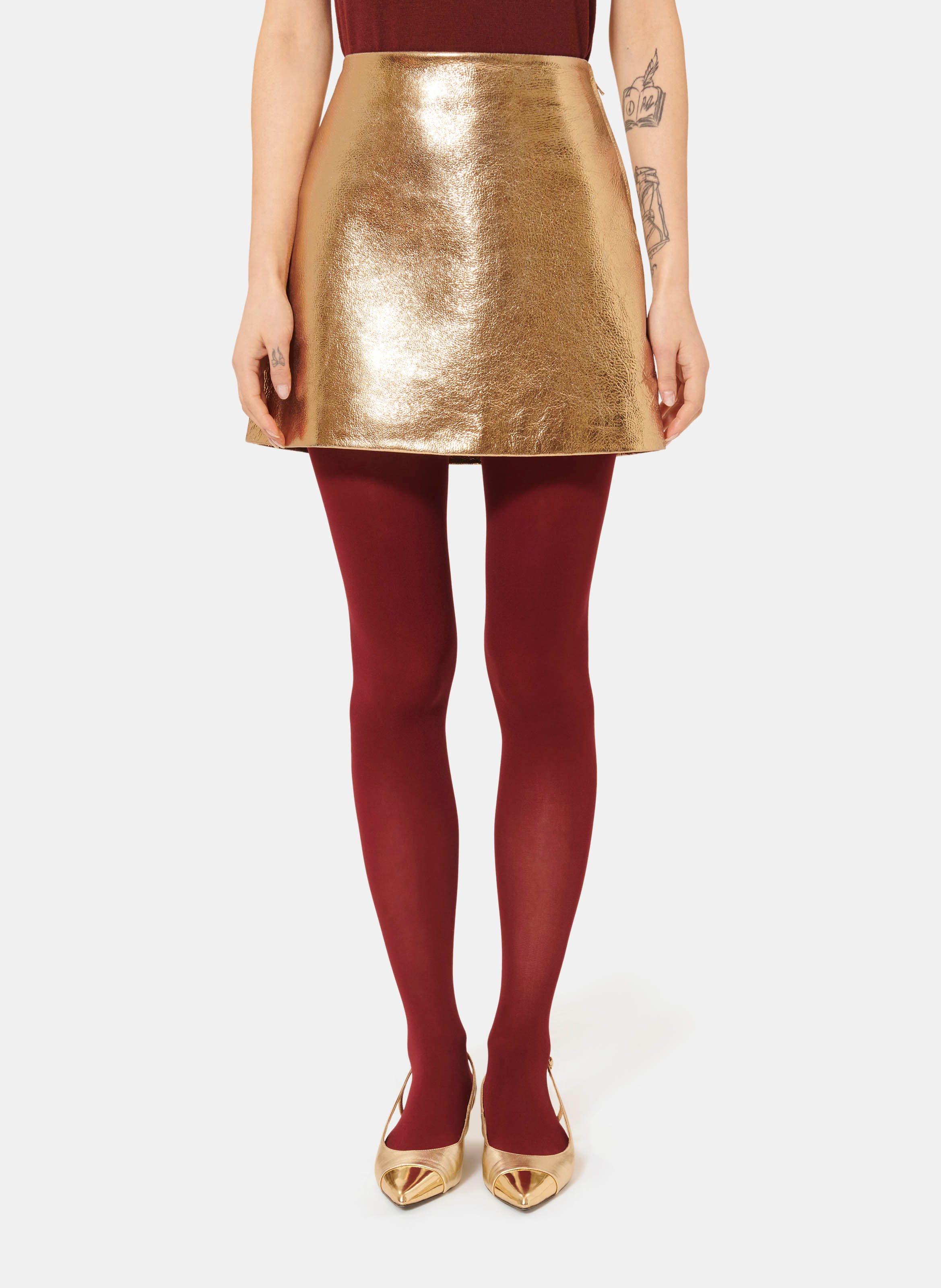 Jupe josia TARA JARMON Doré