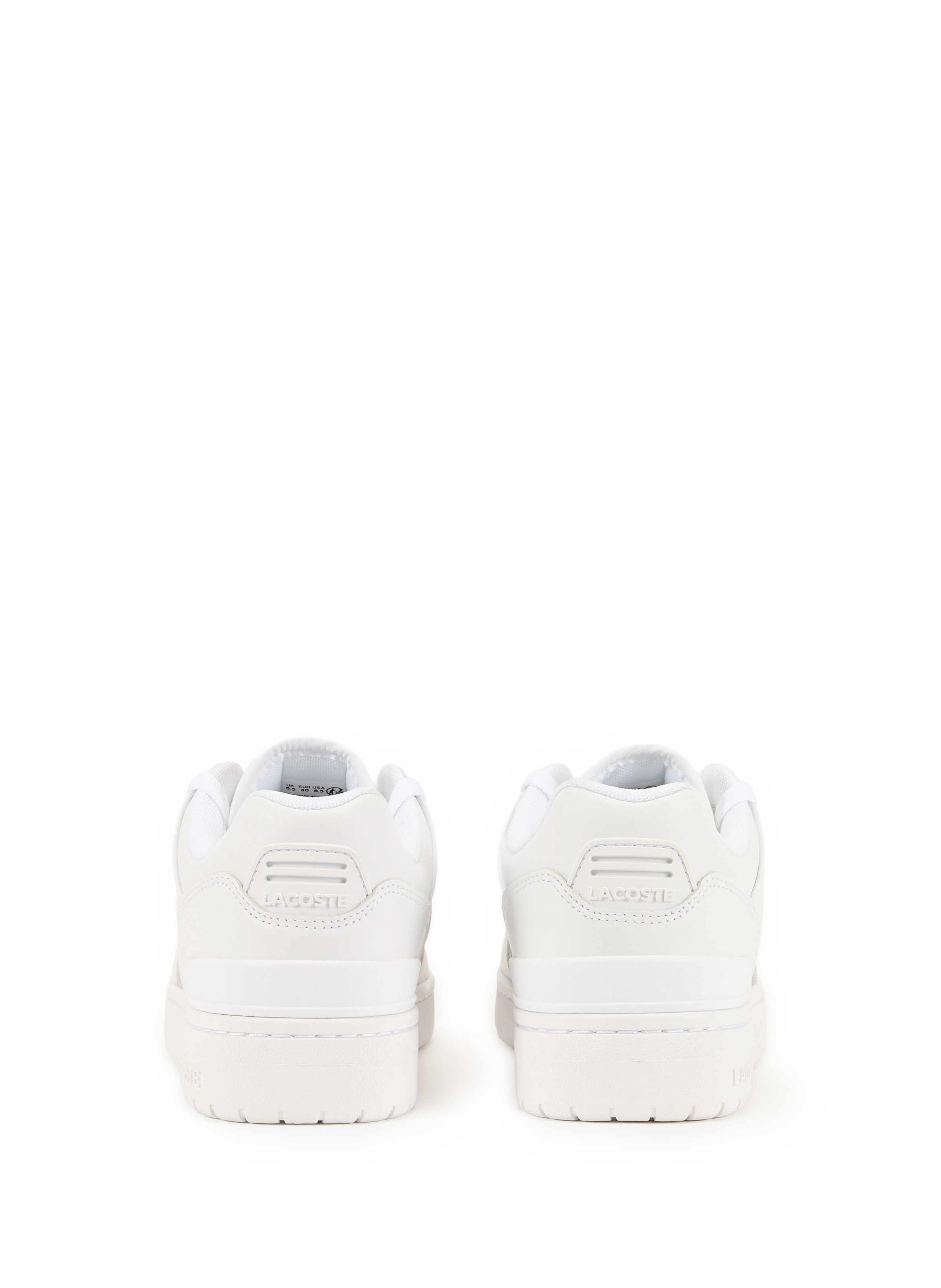 Baskets Courtcage en cuir LACOSTE Blanc