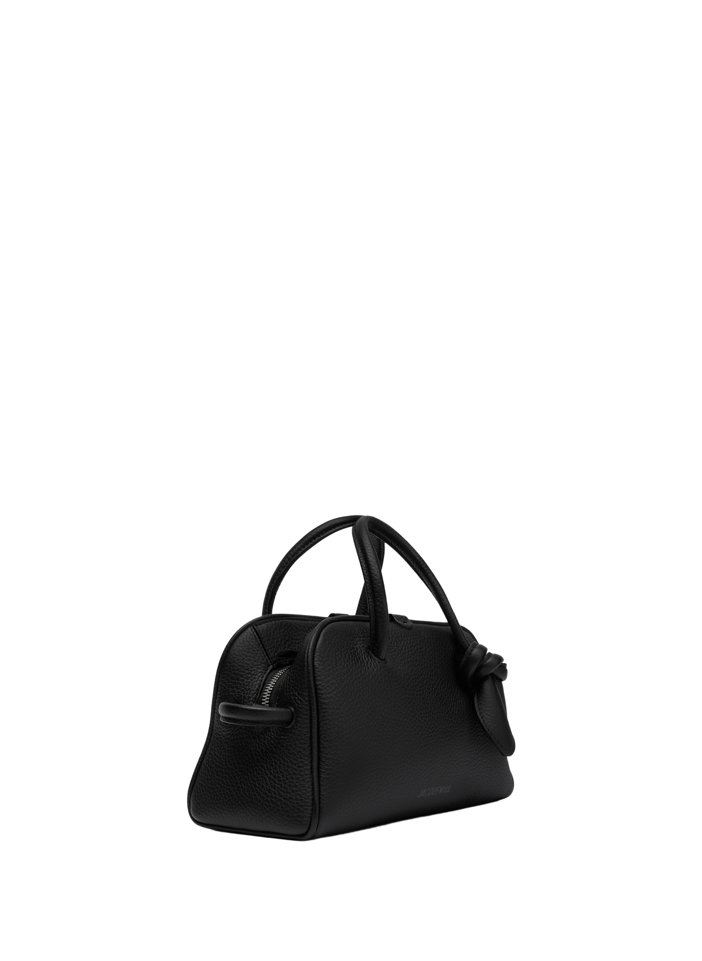 <p>Sac Le Petit Turismo in grained leather</p> JACQUEMUS Black