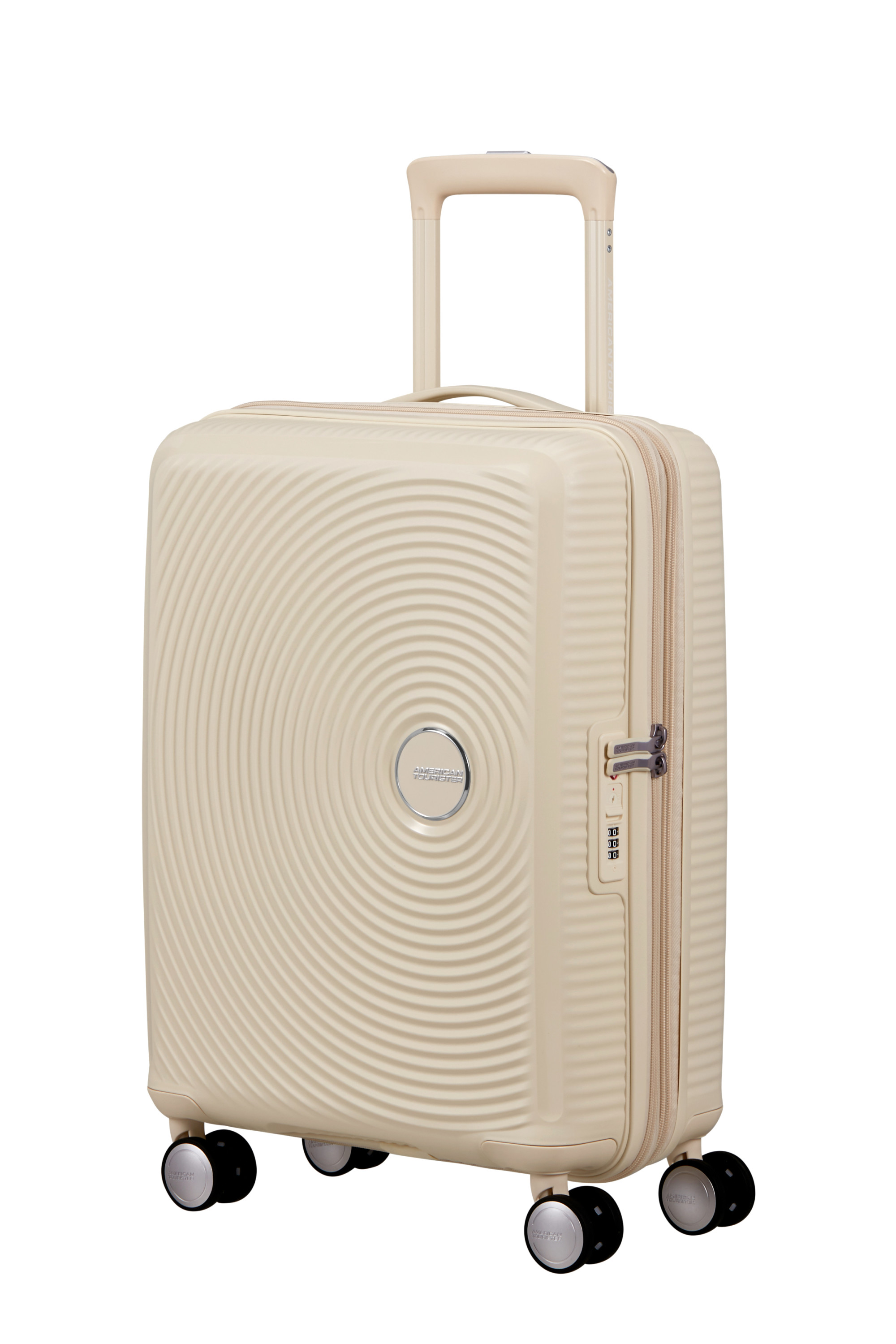 Soundbox valise 4 roues taille s AMERICAN TOURISTER Beige