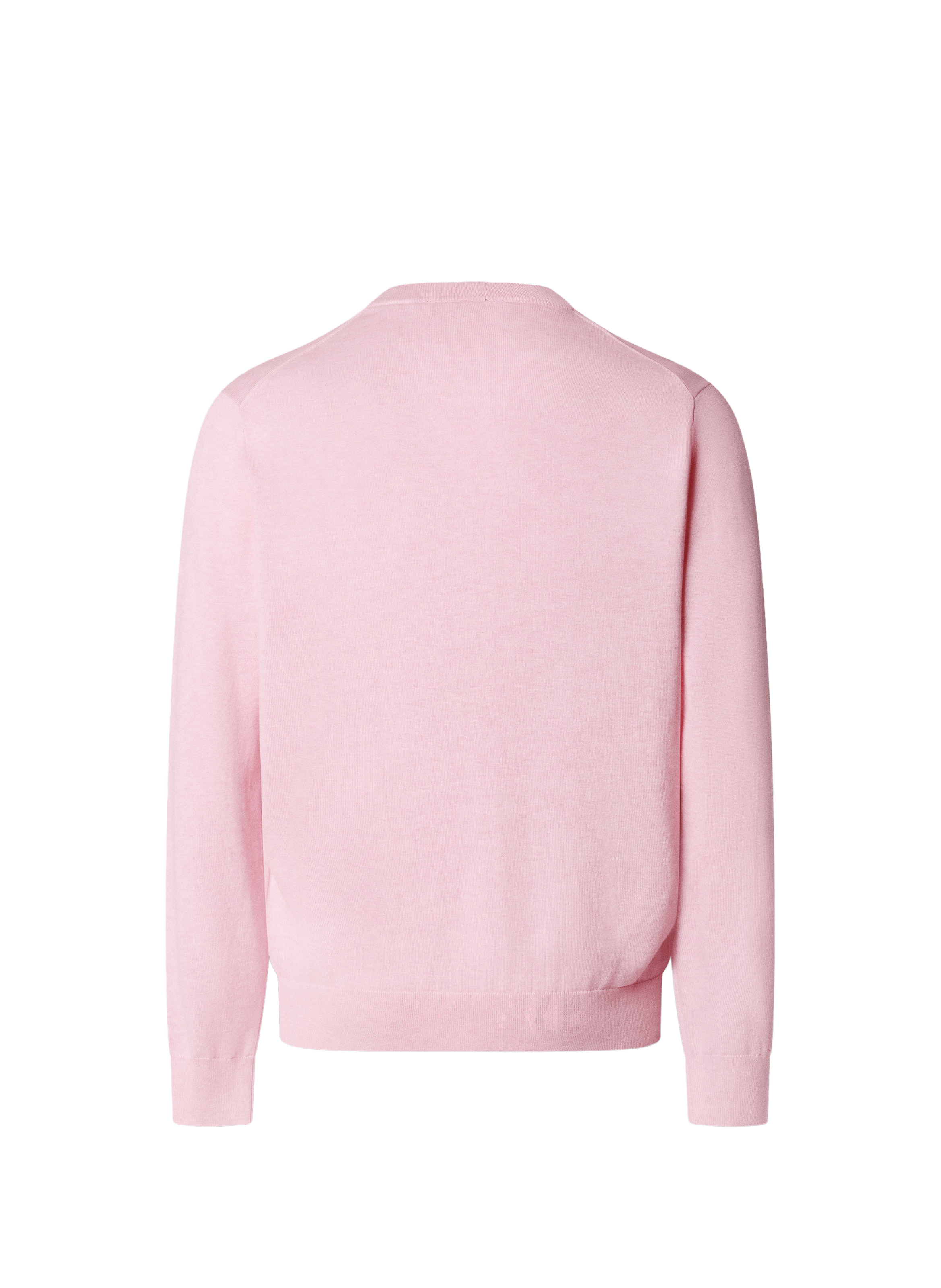 Round neck sweater in cotton and silk HACKETT Pink