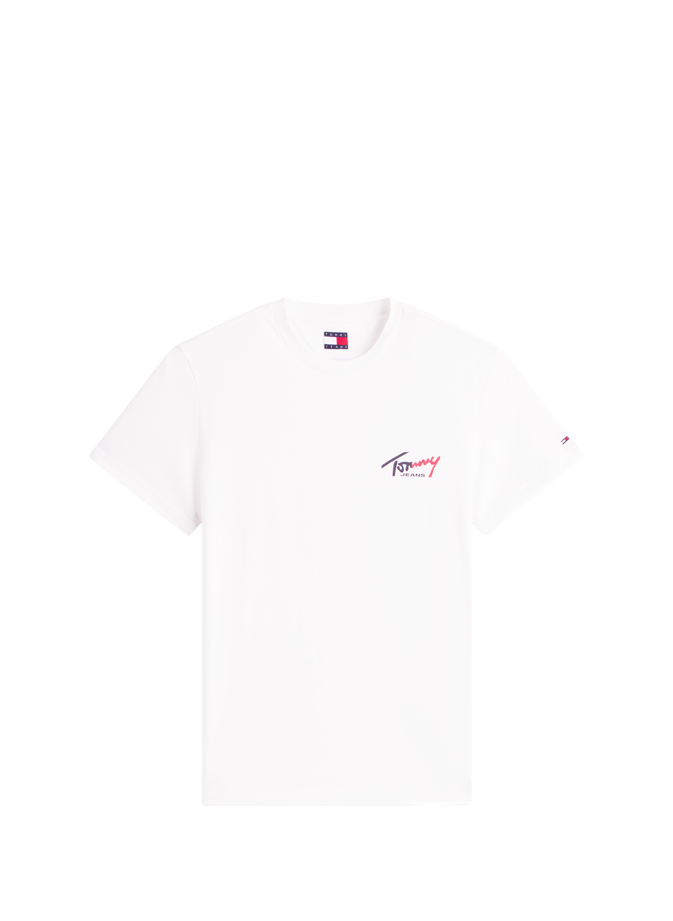 Straight-fit cotton T-shirt TOMMY HILFIGER White