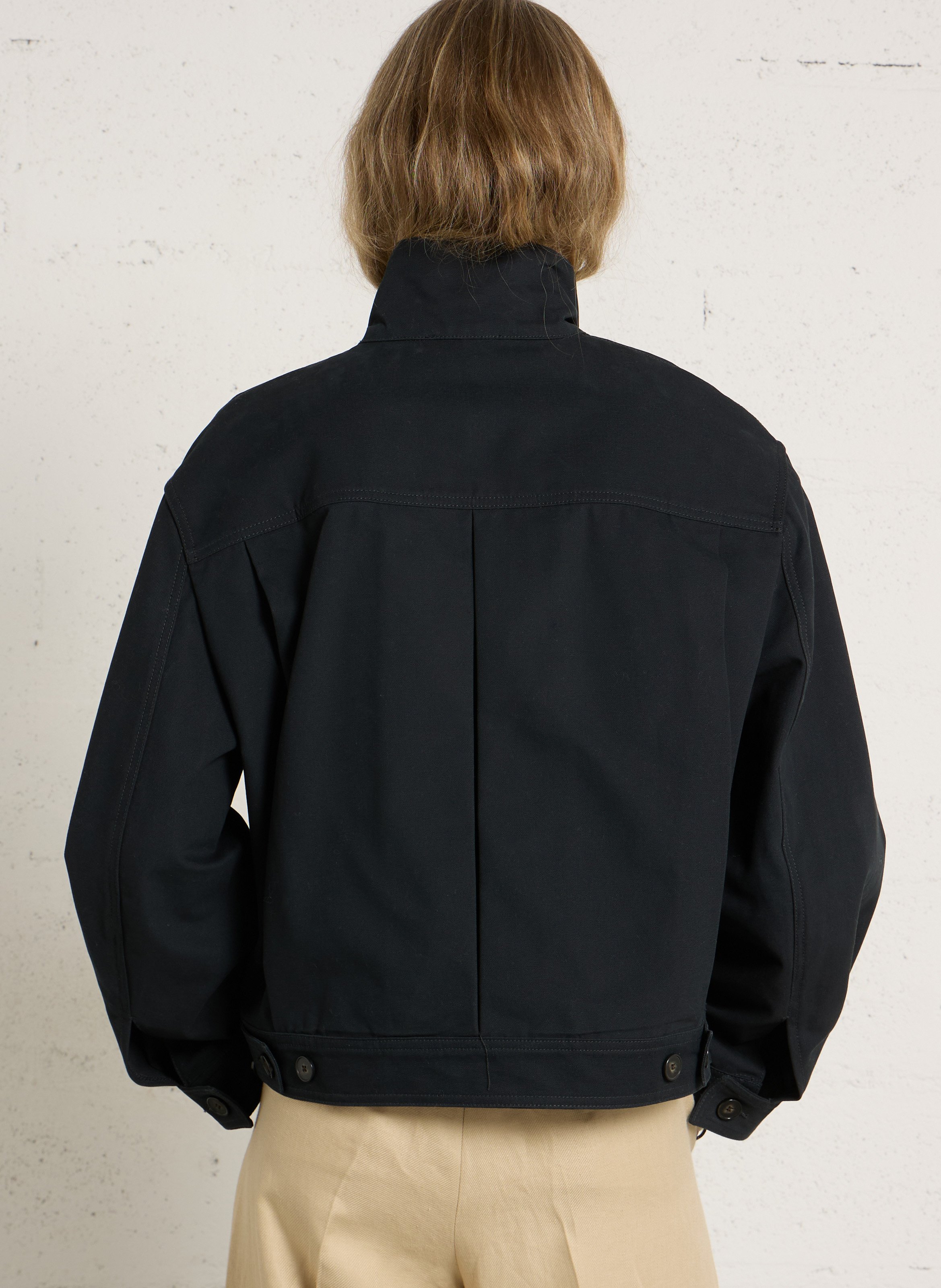 Veste oversize en coton imelda SOEUR Bleu