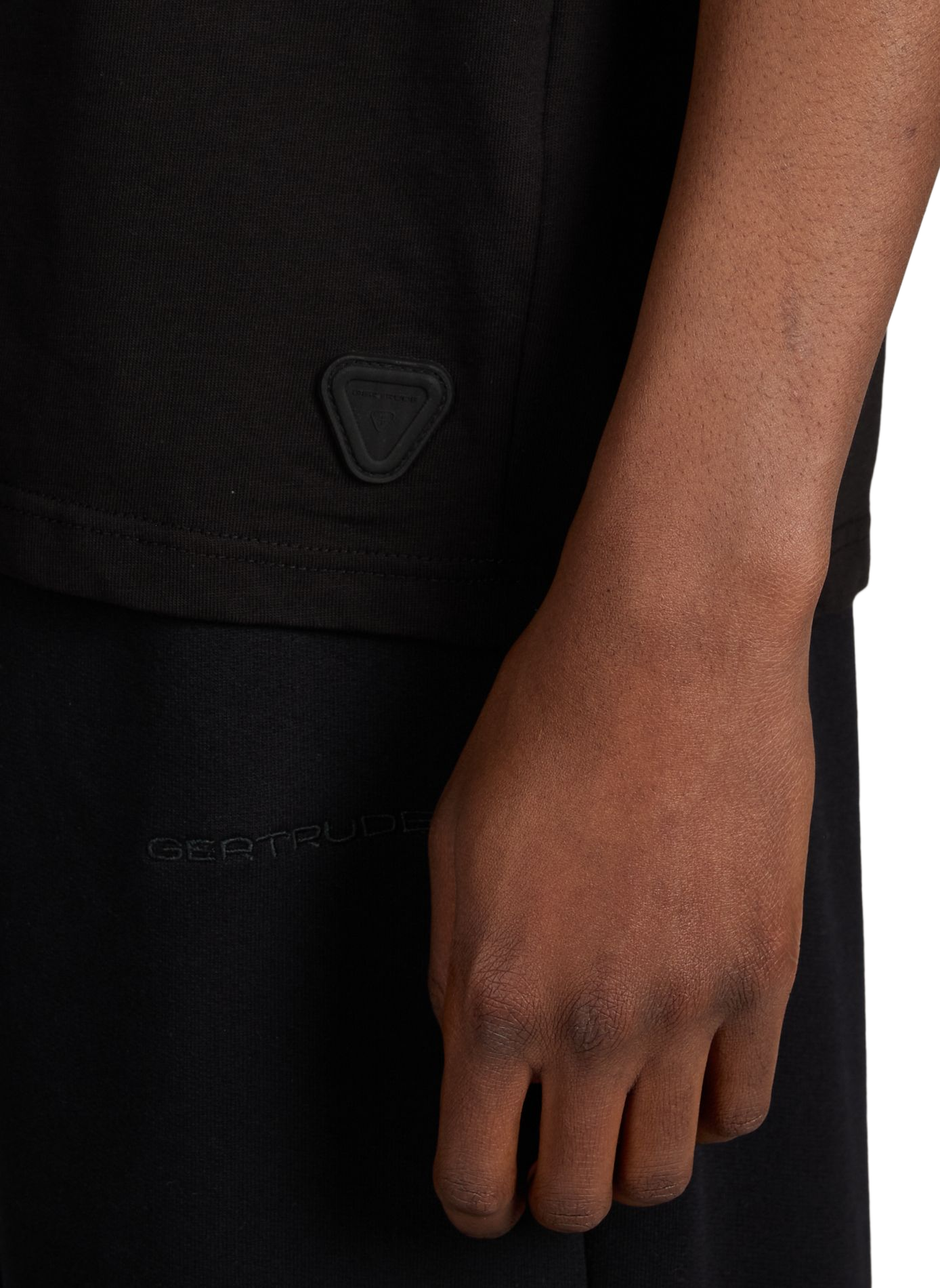 T-shirt imprimé Leonce en coton GERTRUDE ET GASTON Noir