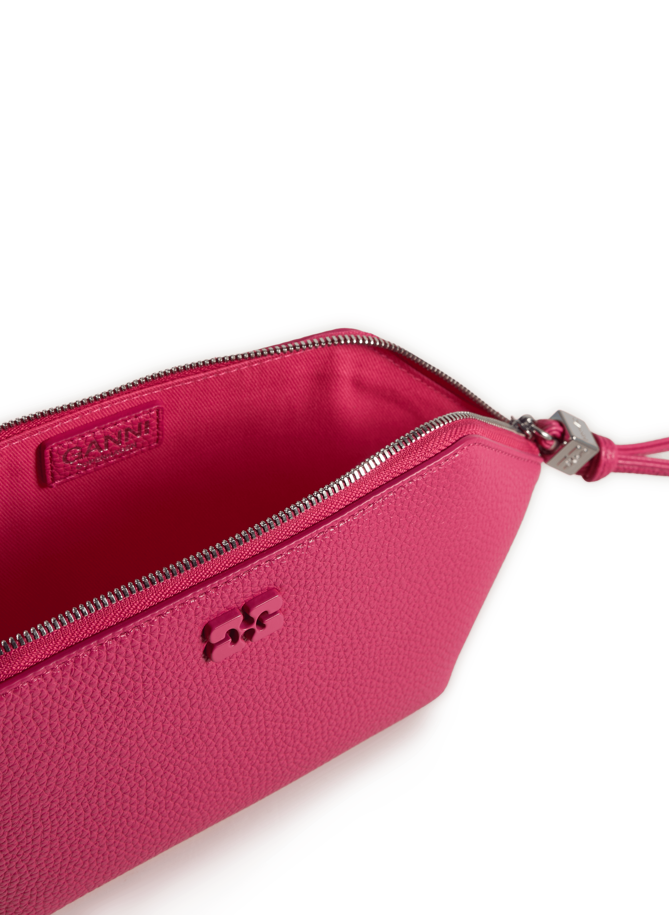 Grained Bou Clutch GANNI Pink