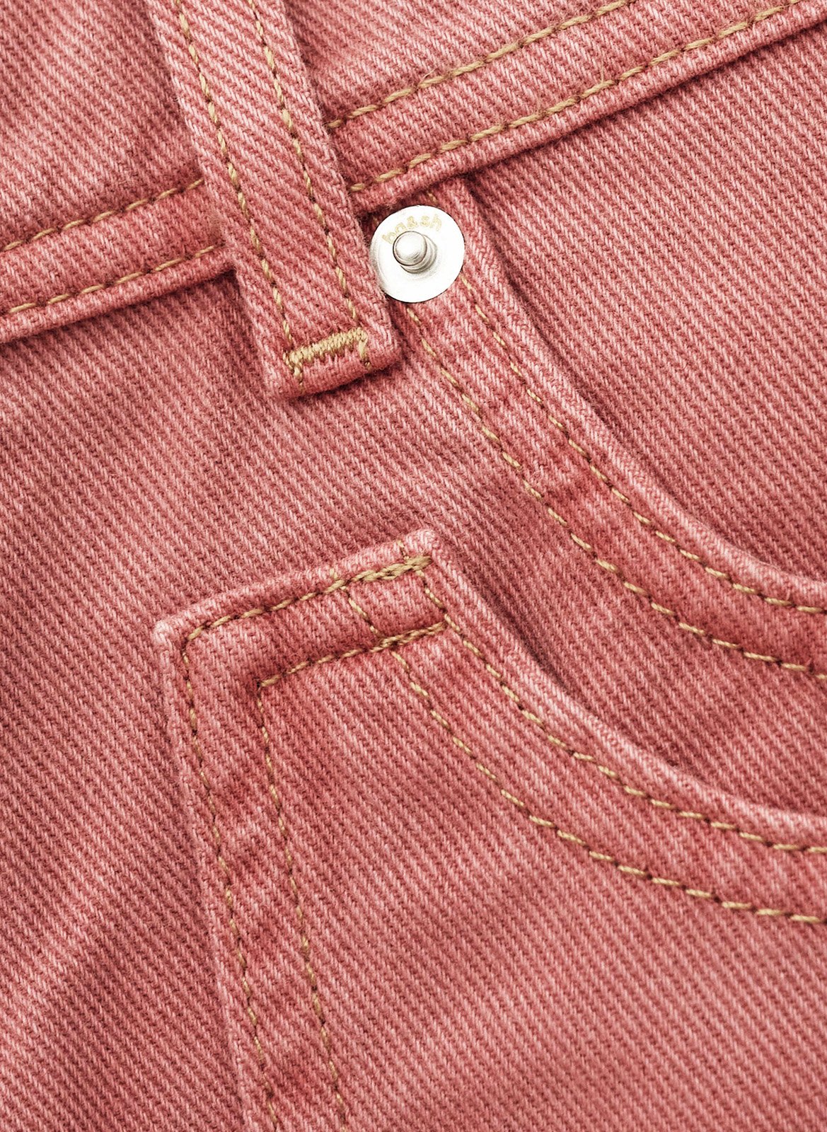 Short droit en coton bevy BA&SH Rose