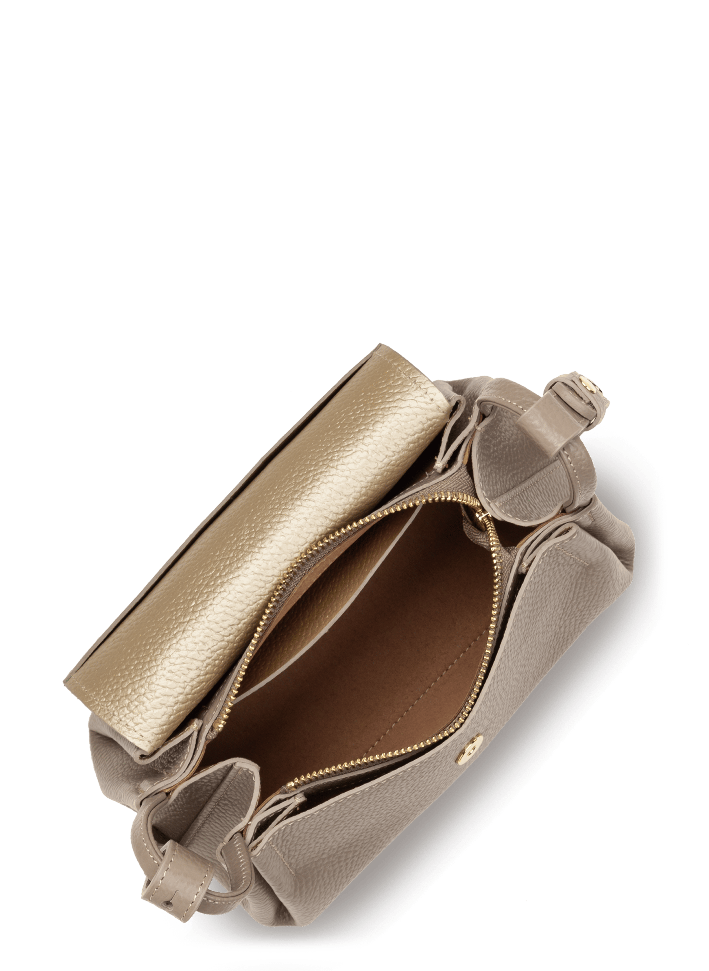 Small crossbody bag - accordéon double LANCASTER Grey