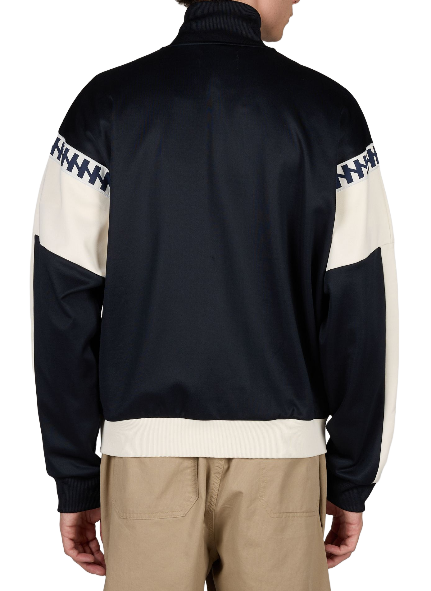 Tracksuit jacket with contrasting panels FRED PERRY Blue