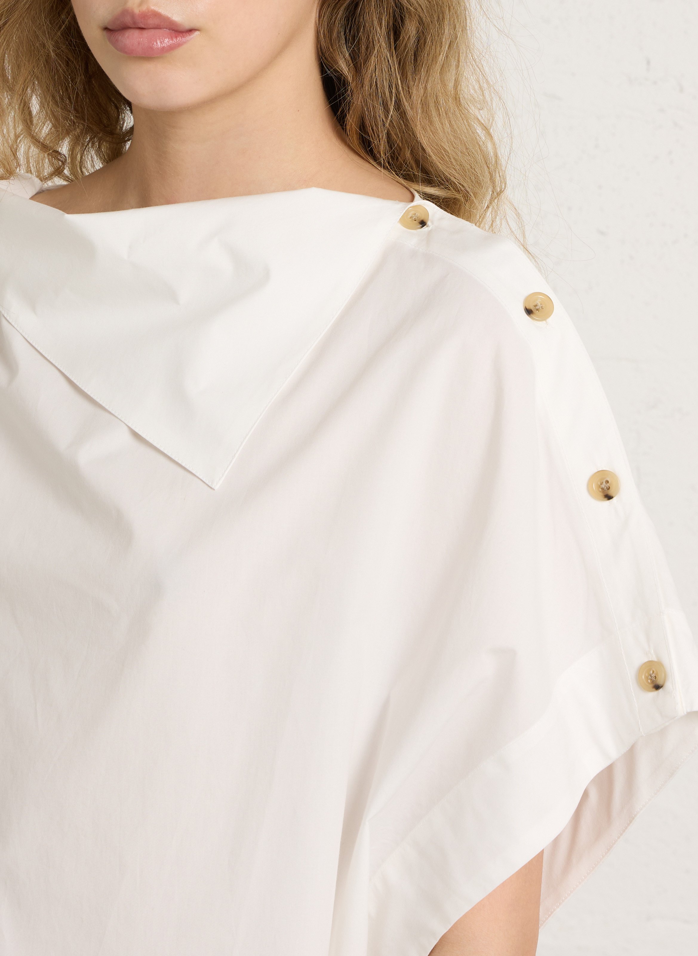 Top ample en coton bio issa SOEUR Blanc
