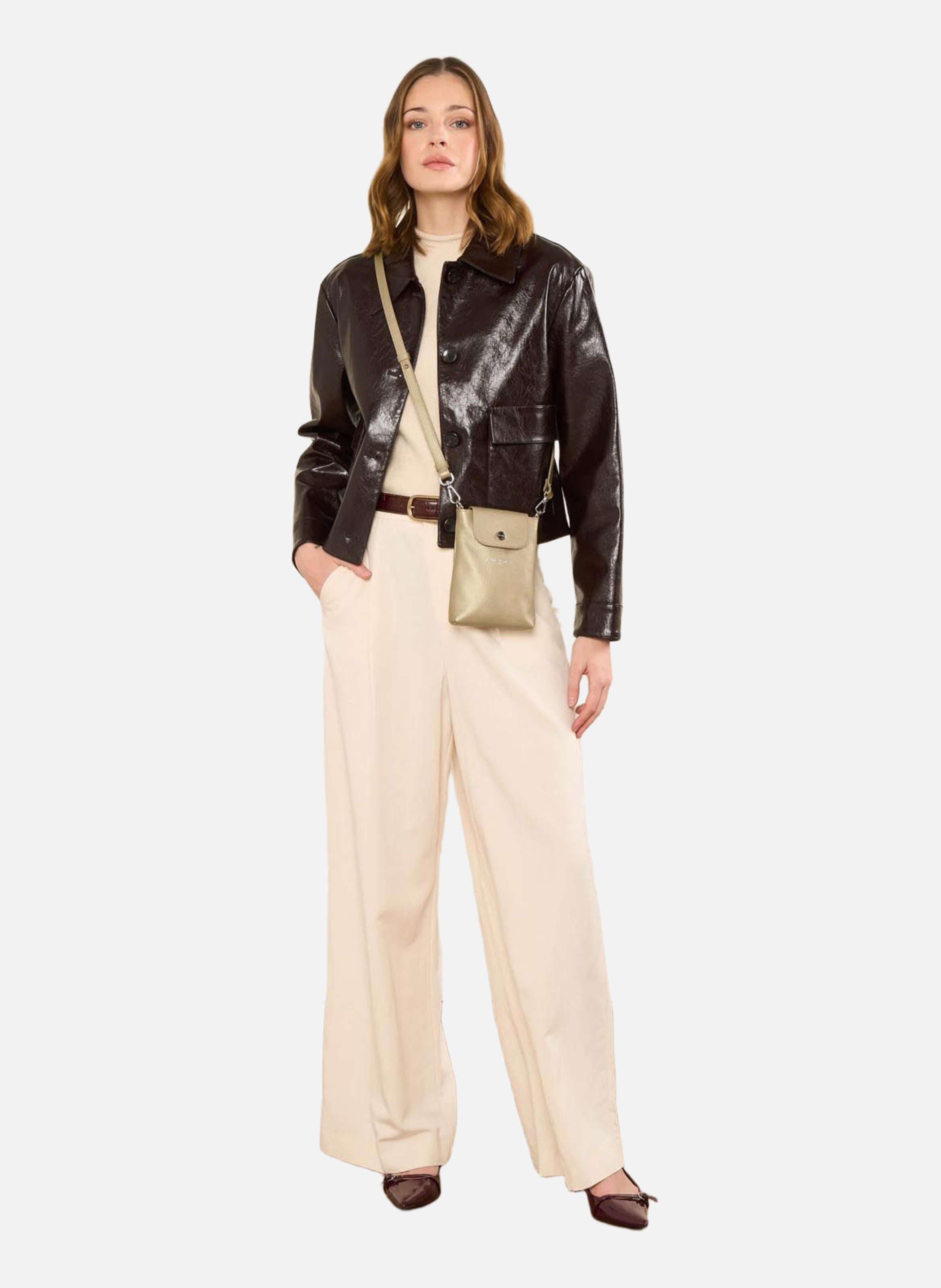 Pochette smartphone - milano bao LANCASTER Doré