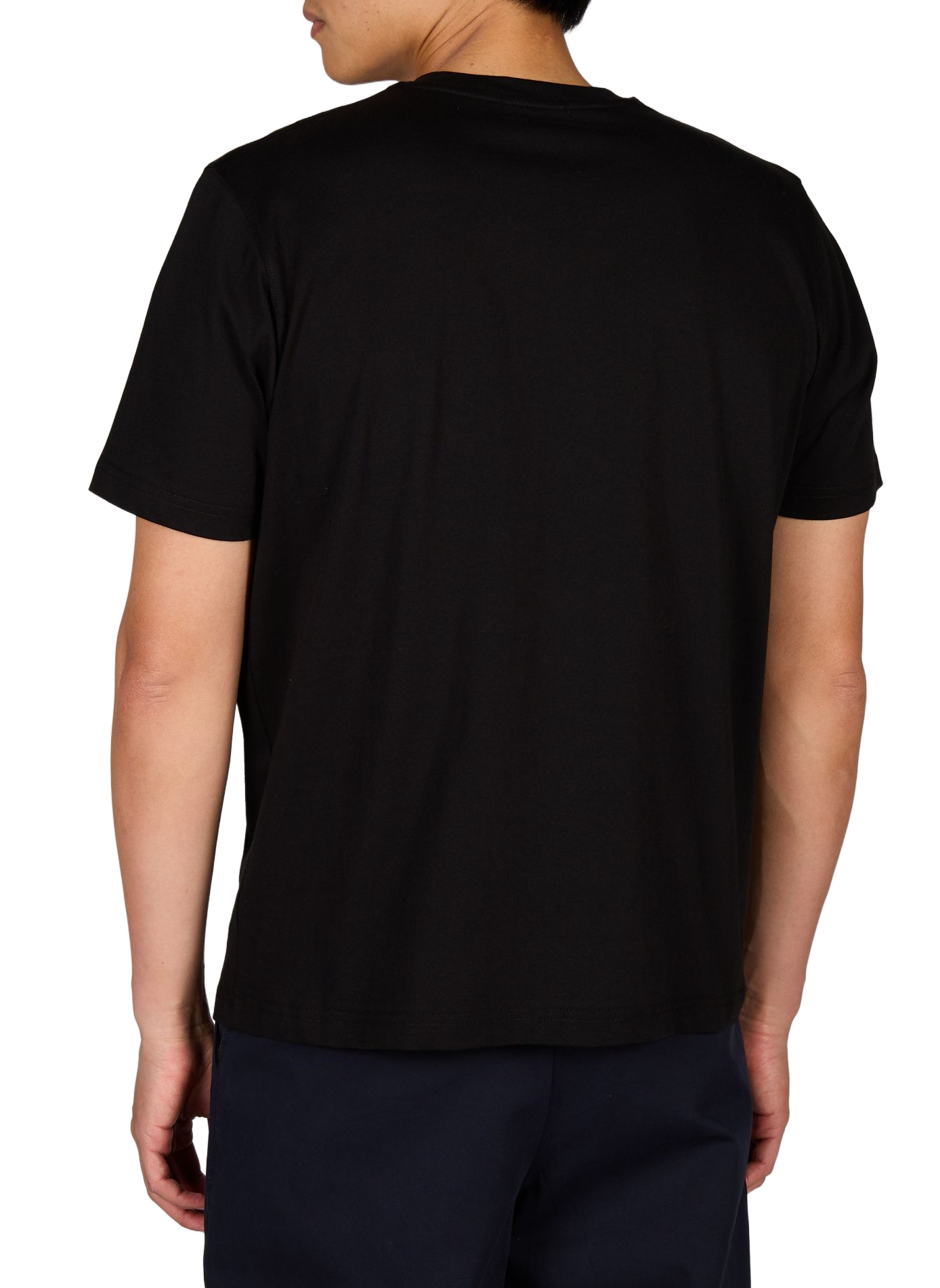 T-shirt brodé à manches courtes en coton DIME Noir