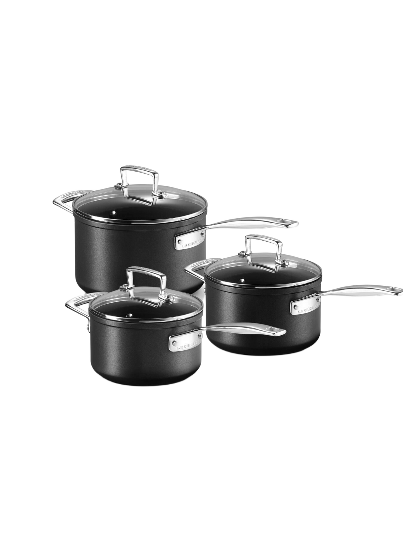 Set of pots and pans LE CREUSET Black