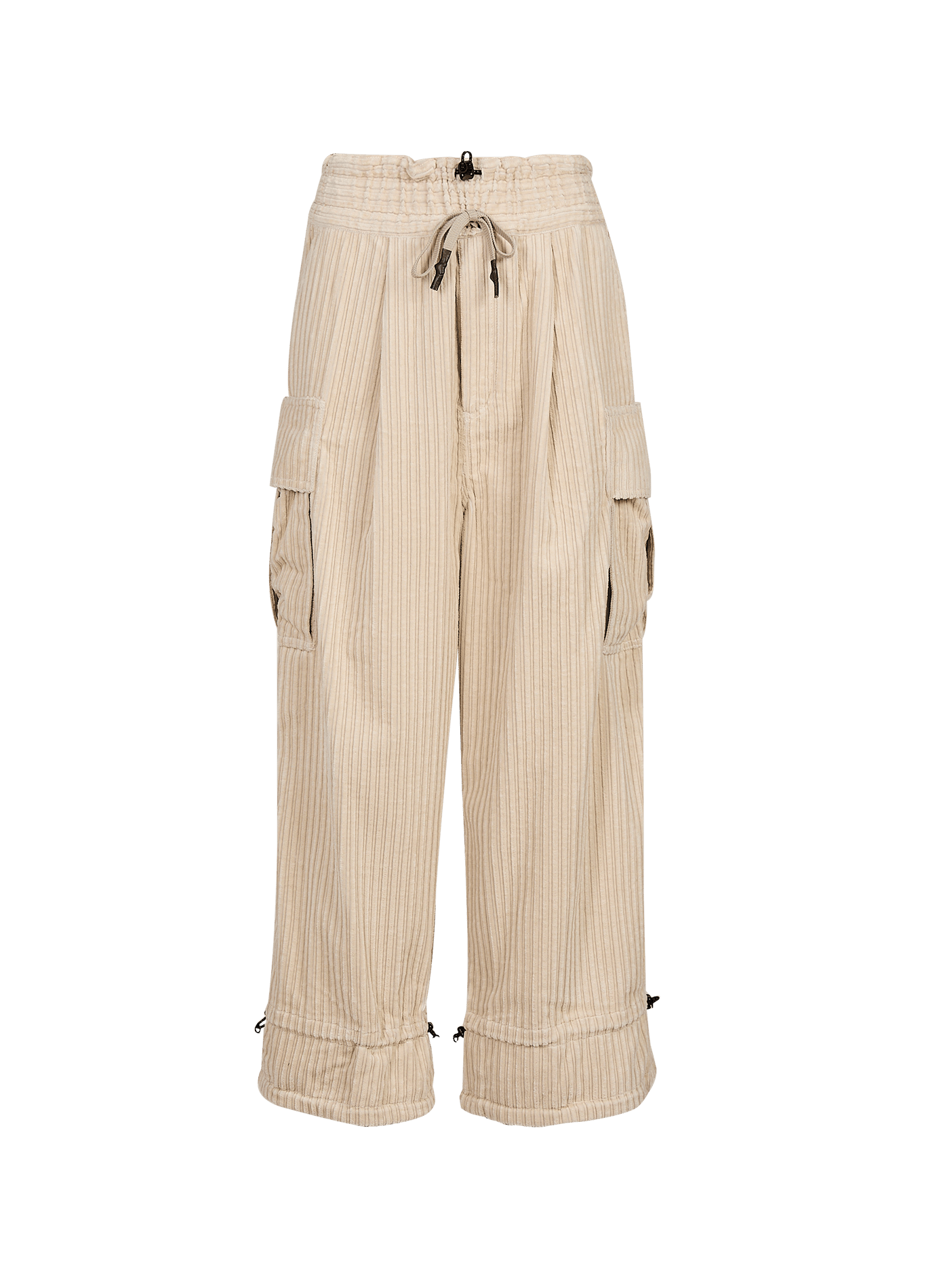 Corduroy trousers in cotton WANSIE Beige