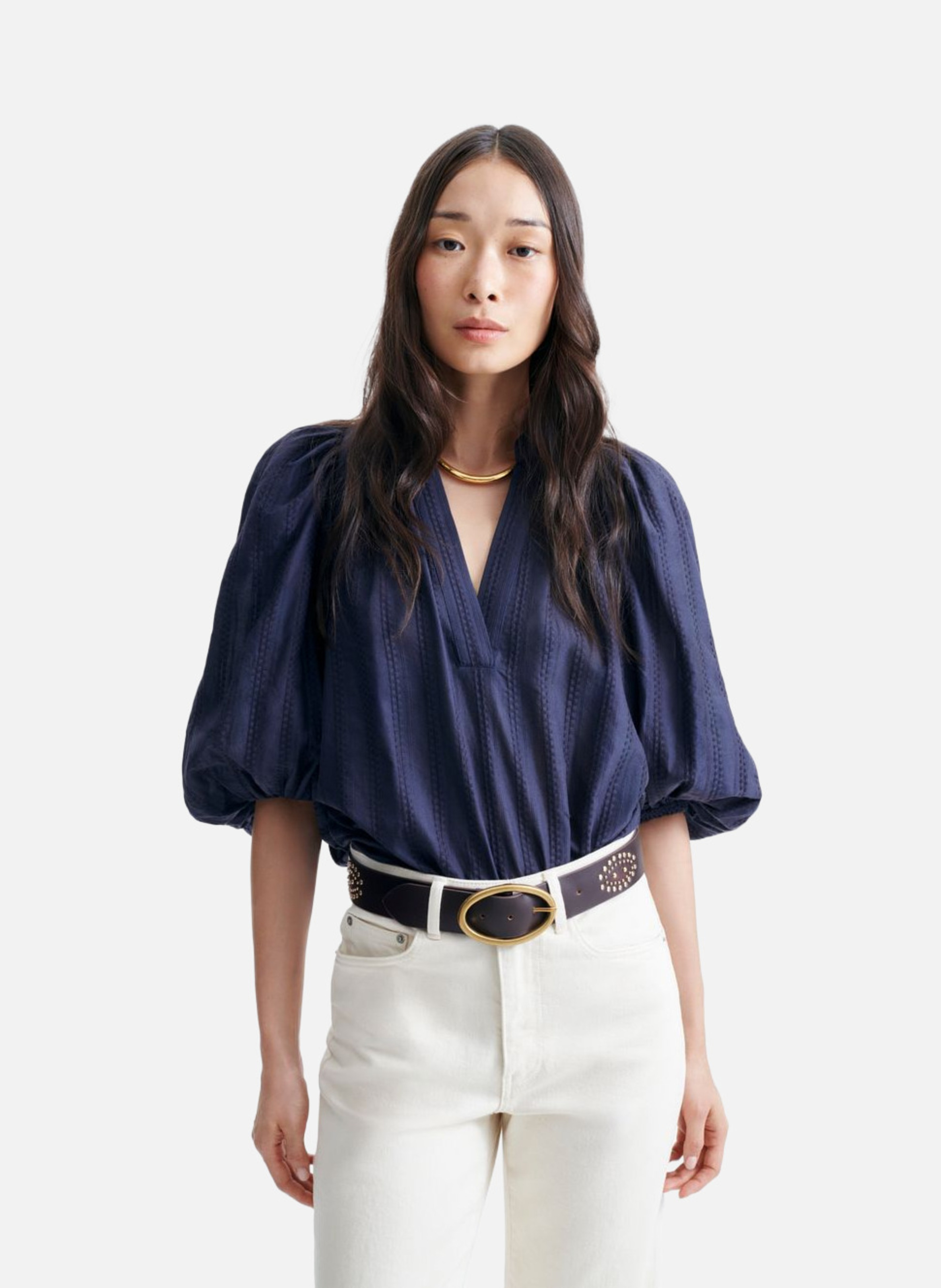 Blouse bell VANESSA BRUNO Bleu