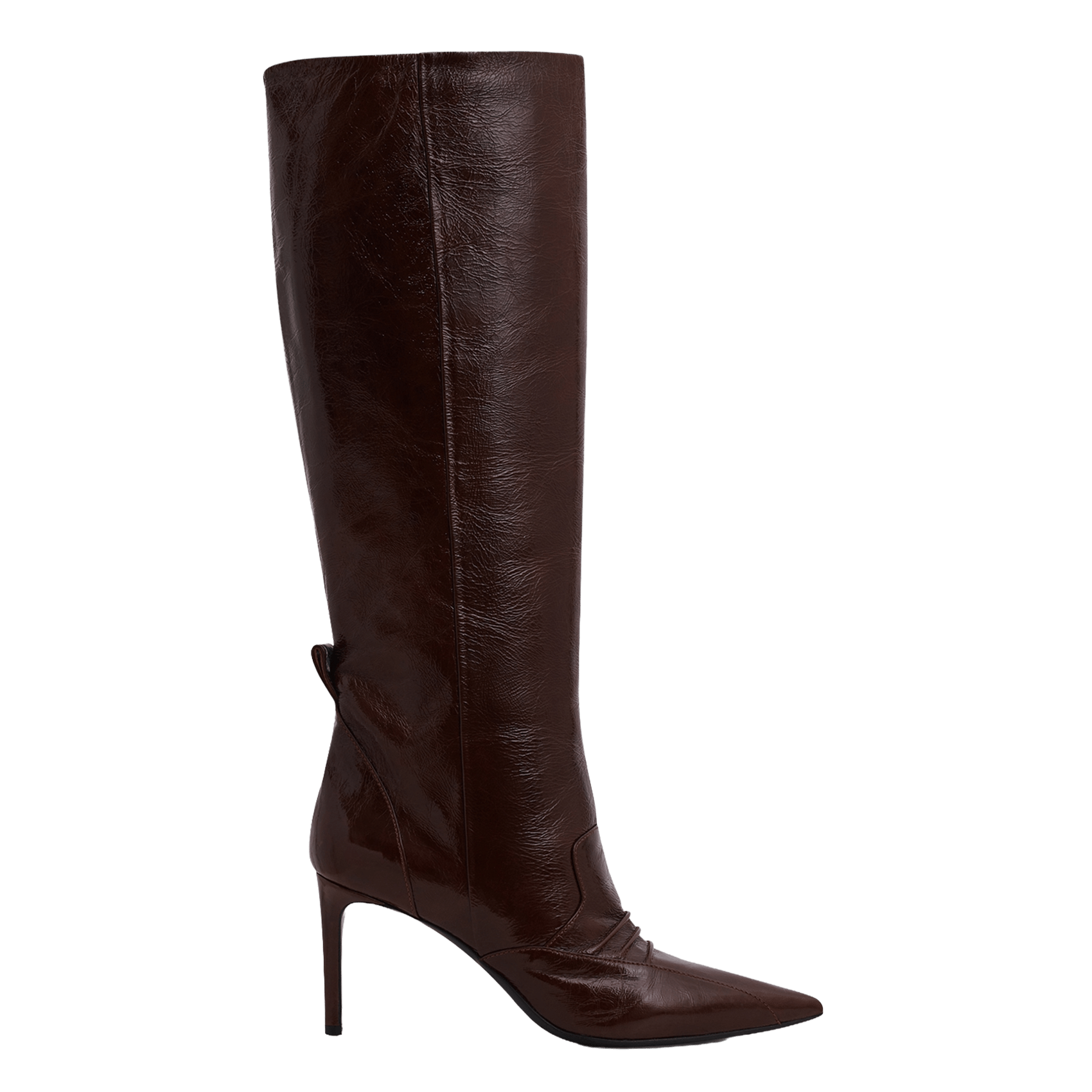 Bottes à bout pointu en cuir neodavynp IRO Marron