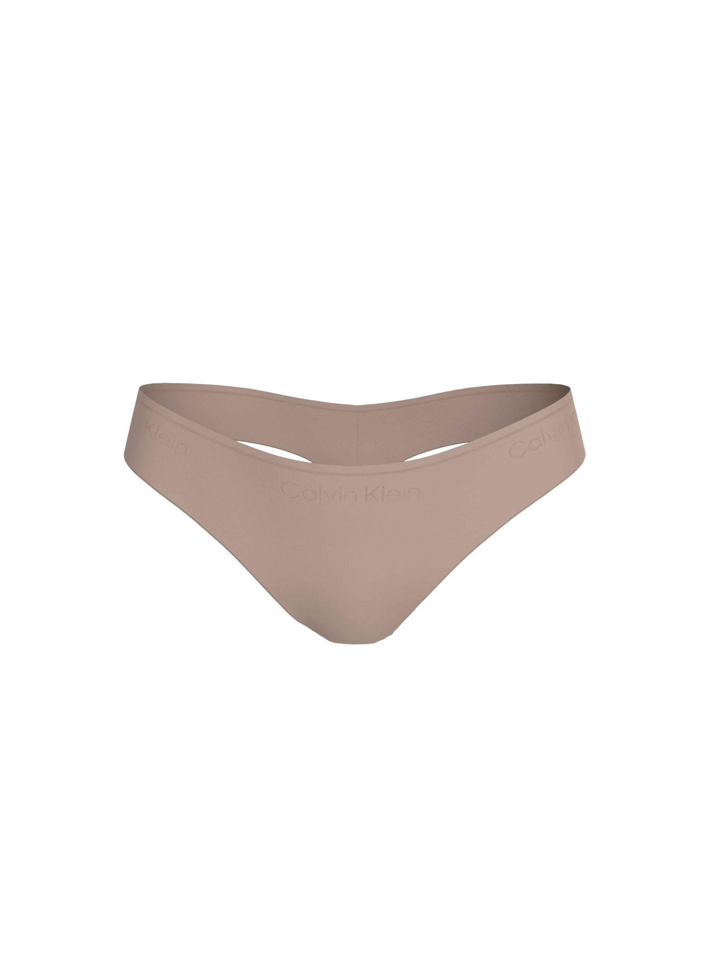 Einfarbiger, unsichtbarer String CALVIN KLEIN Beige
