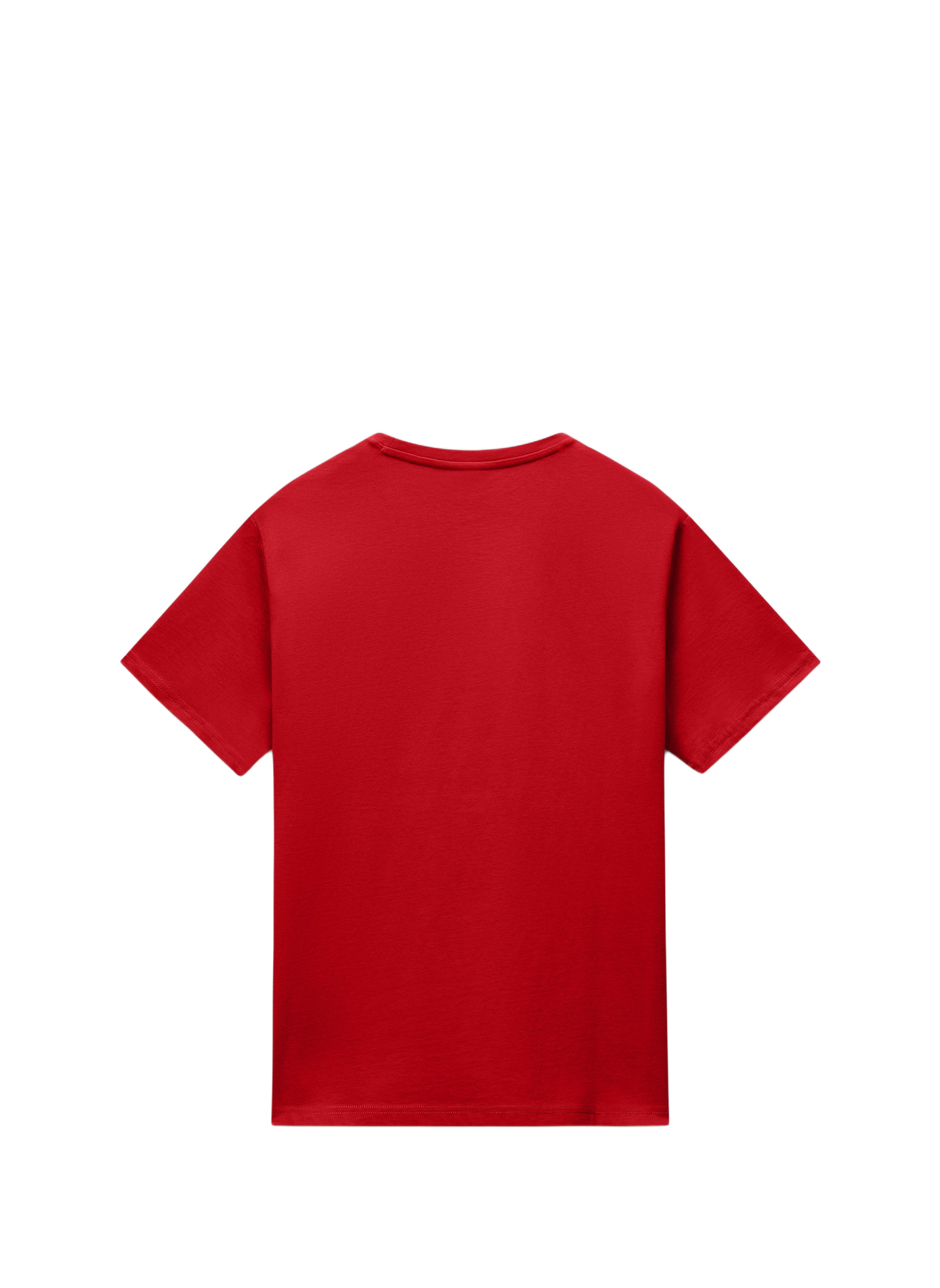 Round-neck cotton T-shirt NAPAPIJRI Red