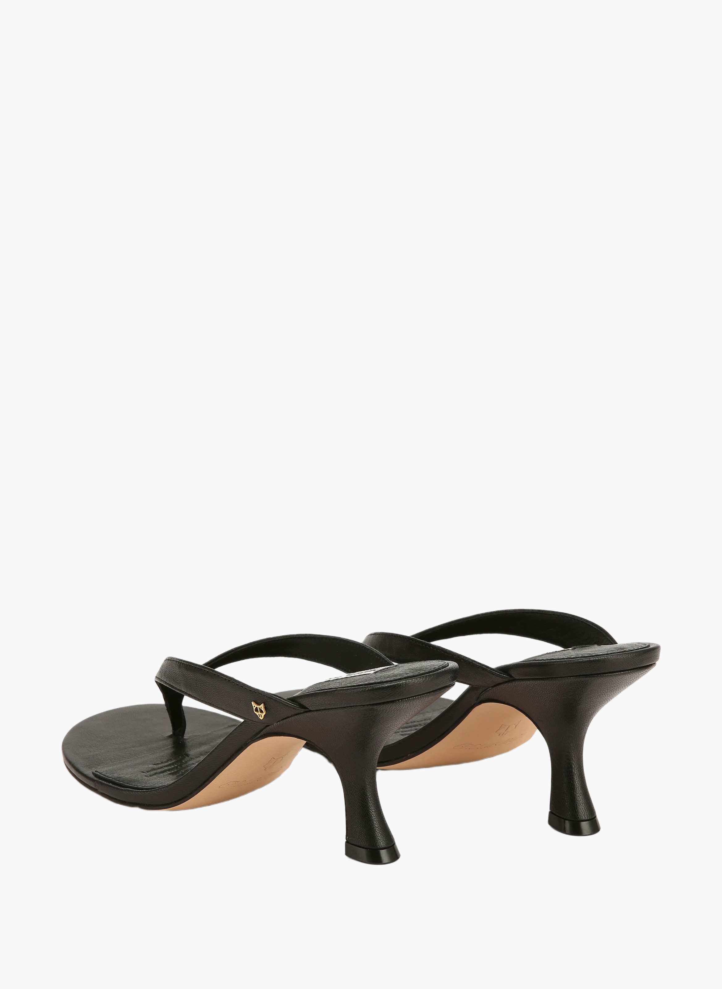 Mandy Pumps aus Leder NAKED WOLFE Schwarz