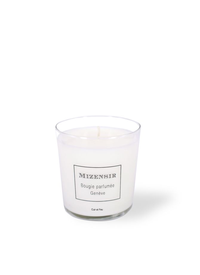 MIZENSIR Mizensir Leather and Fire scented candle