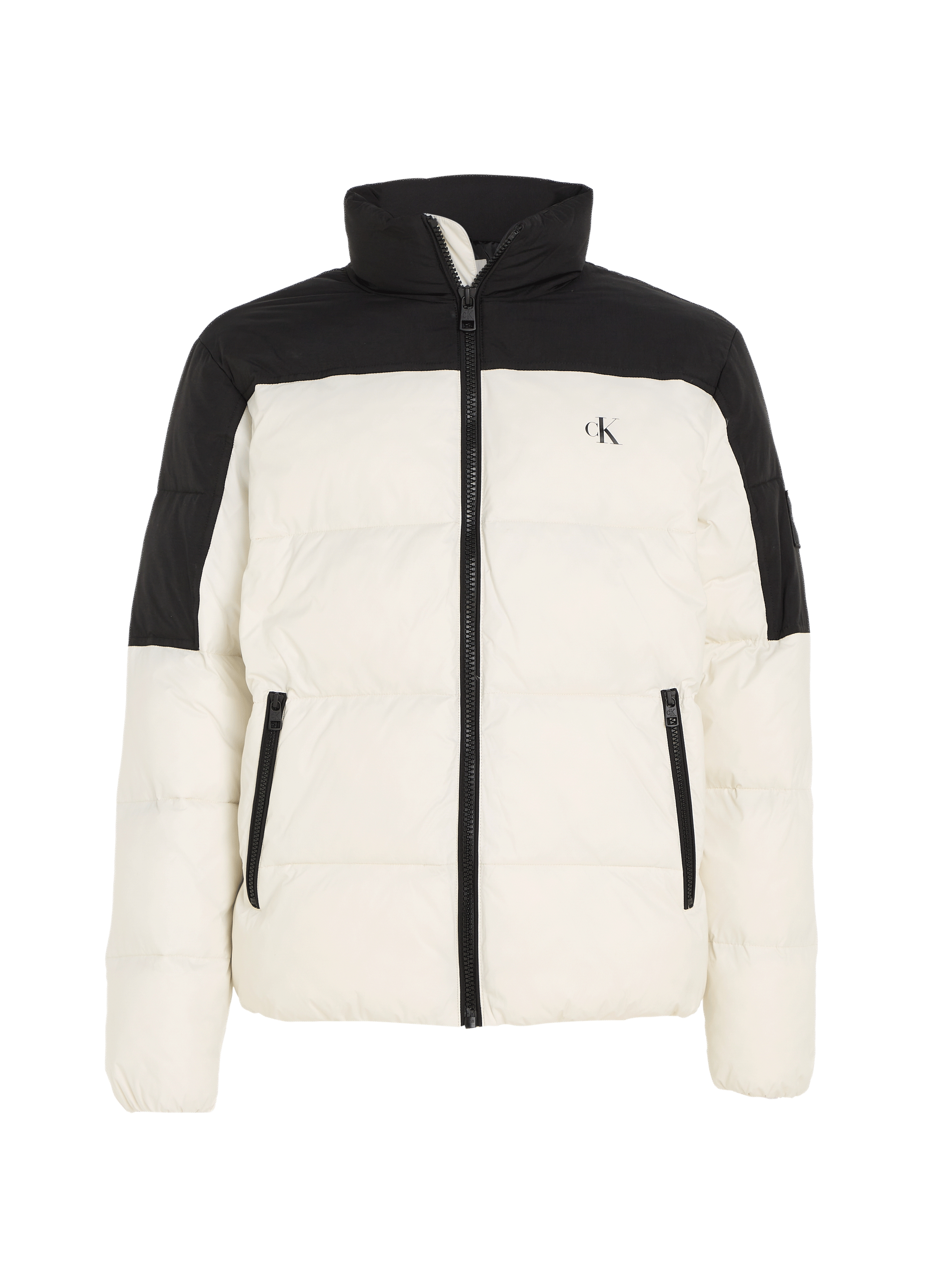 Doudoune bi-matière