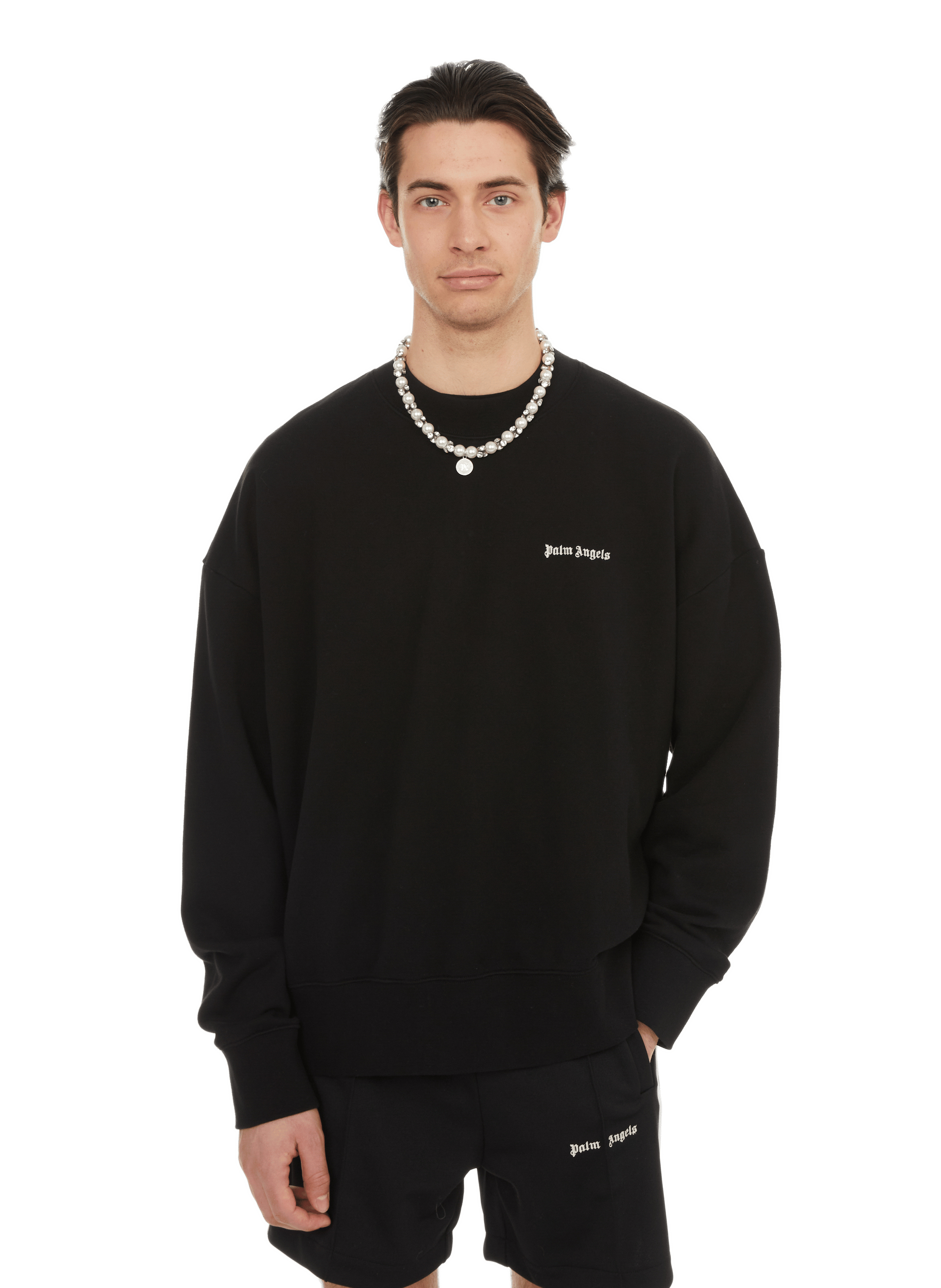 T-shirt Blanc Palm Angels Taille S – Coupe Oversize, Coton Décontracté – Très Bon état