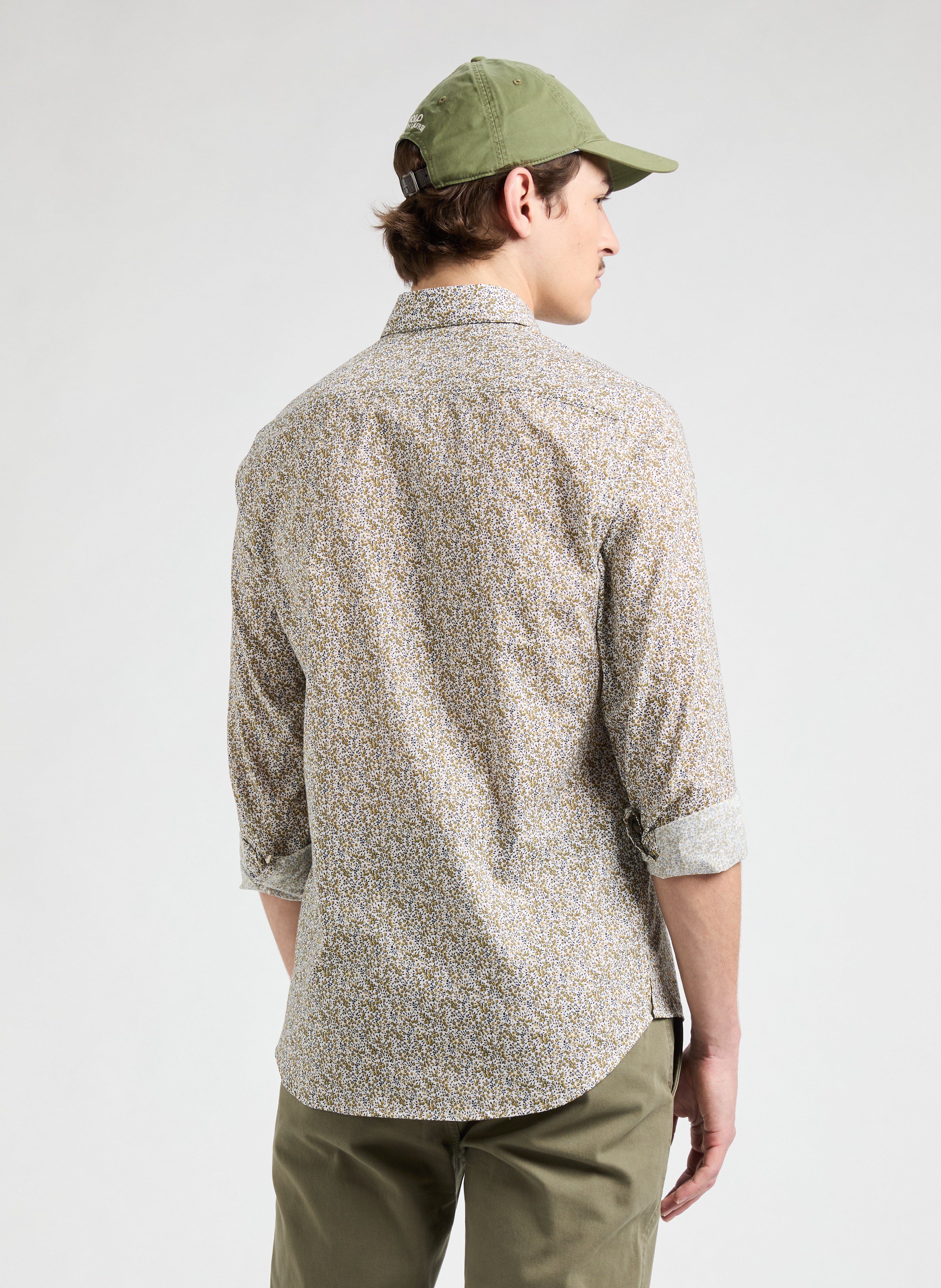 Chemise à motif  Jaune