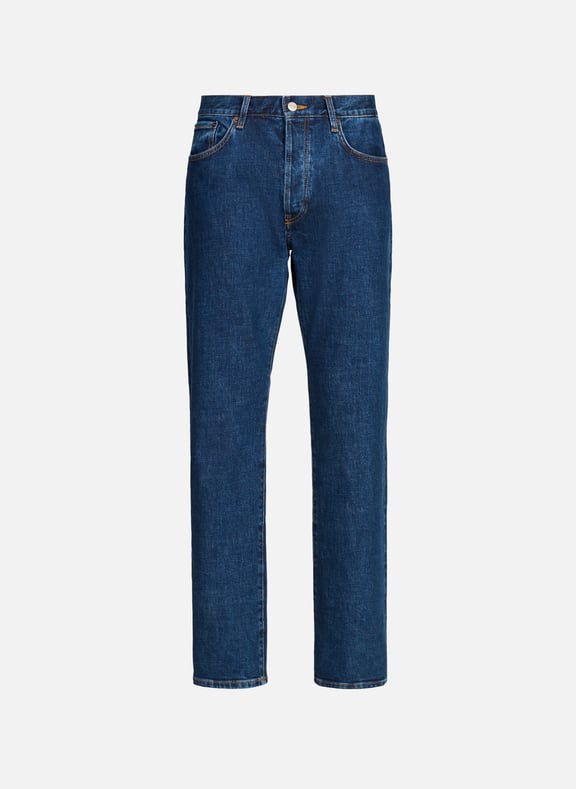 Jean droit en coton mélangé Bleu by JEANERICA DENIM JEANERICA DENIM Jean droit en coton mélangé Bleu