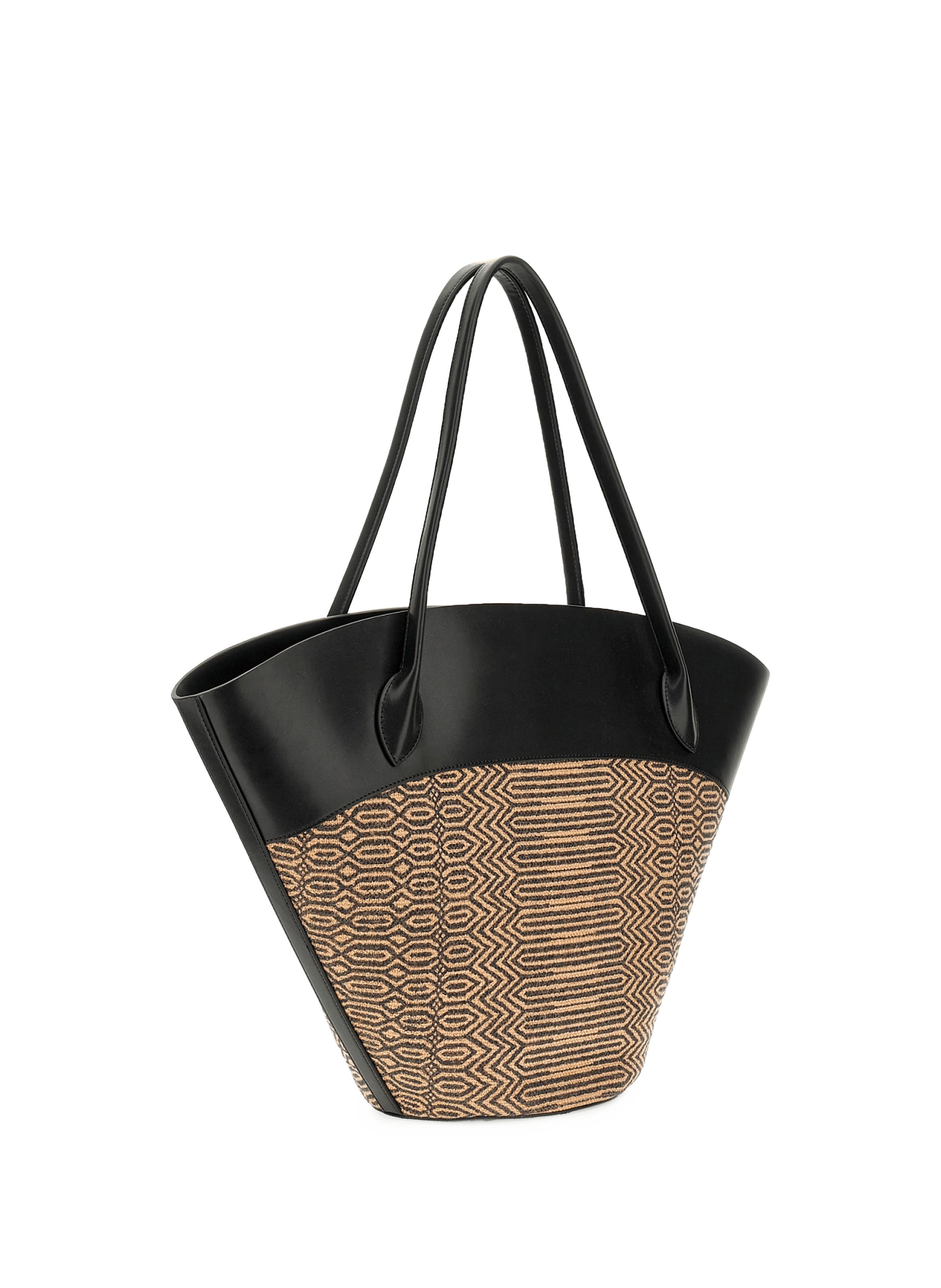 Sac cabas bi-matière GUESS Noir