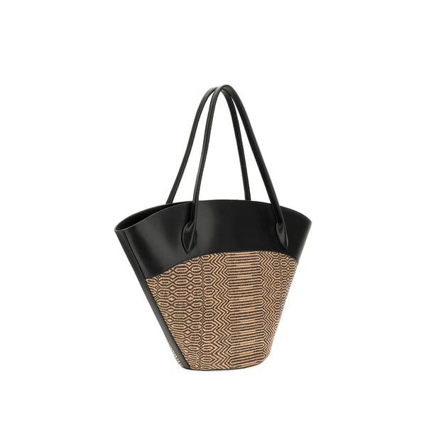 Guess Sac Cabas Bi-matière In Multi