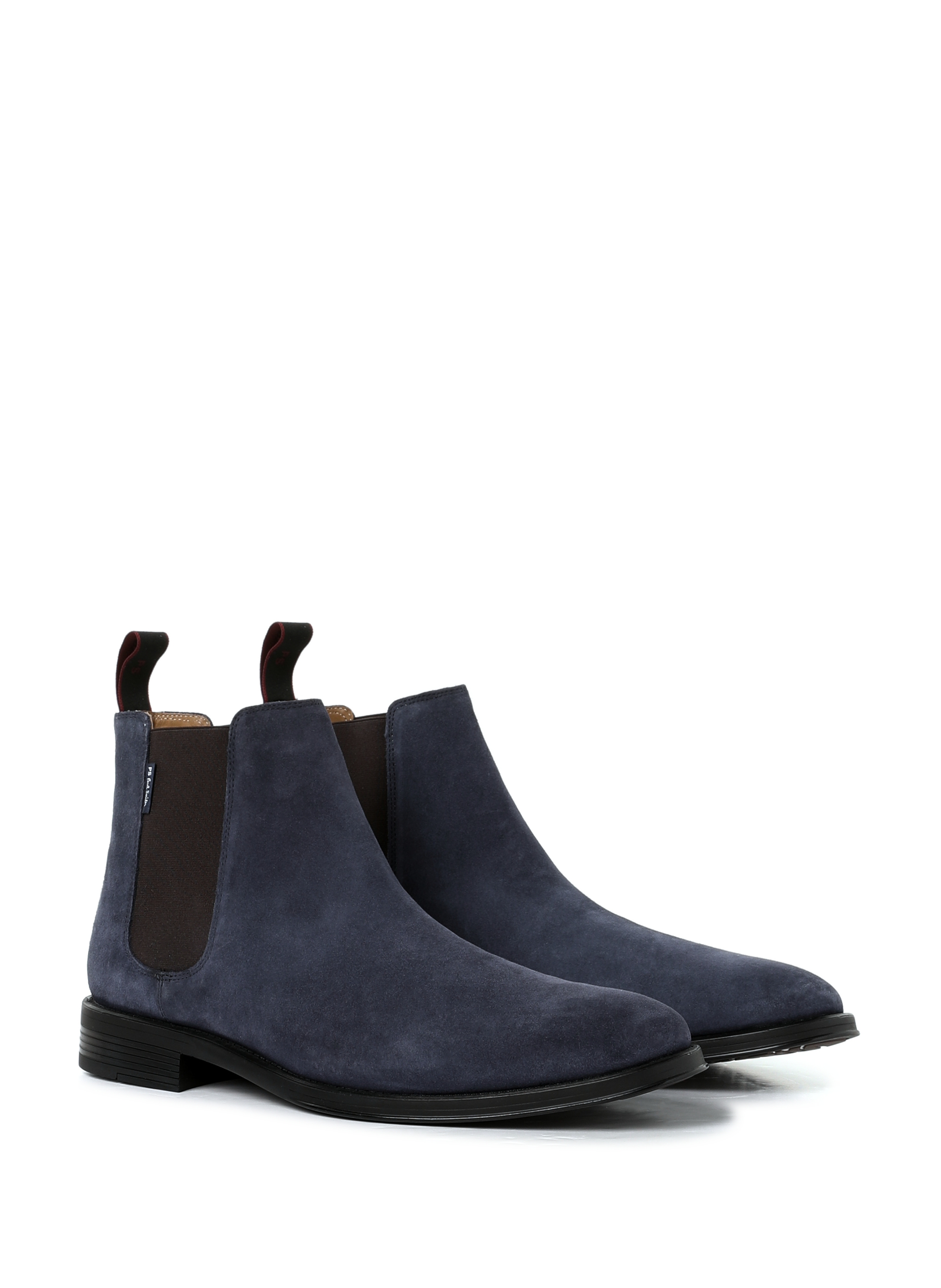 Augustus Suede Leather Ankle Boots PAUL SMITH Blue