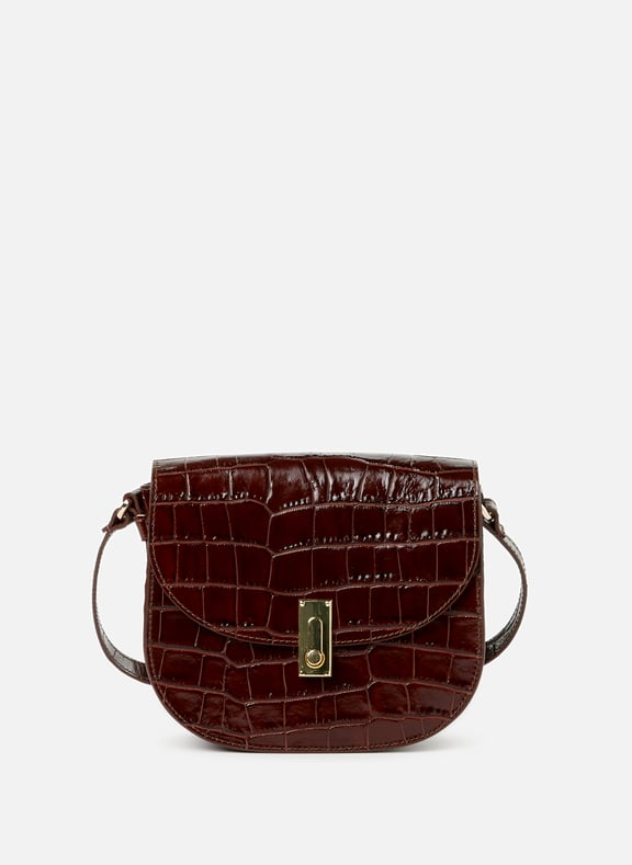 Sac à bandoulière en cuir Marron by SAISON 1865 SAISON 1865 Sac à bandoulière en cuir Marron
