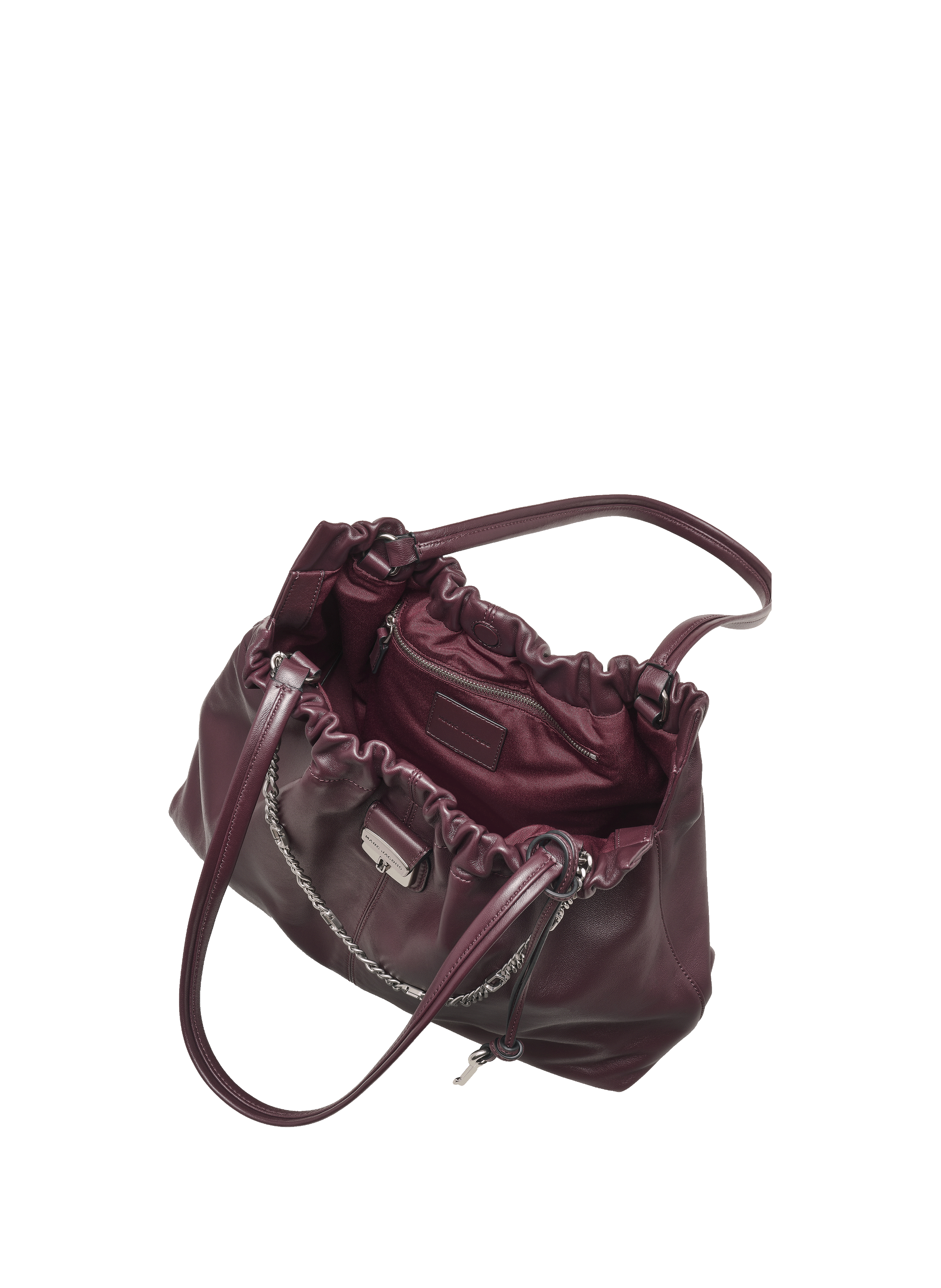 Sac The Cristina Tote en cuir MARC JACOBS Rouge