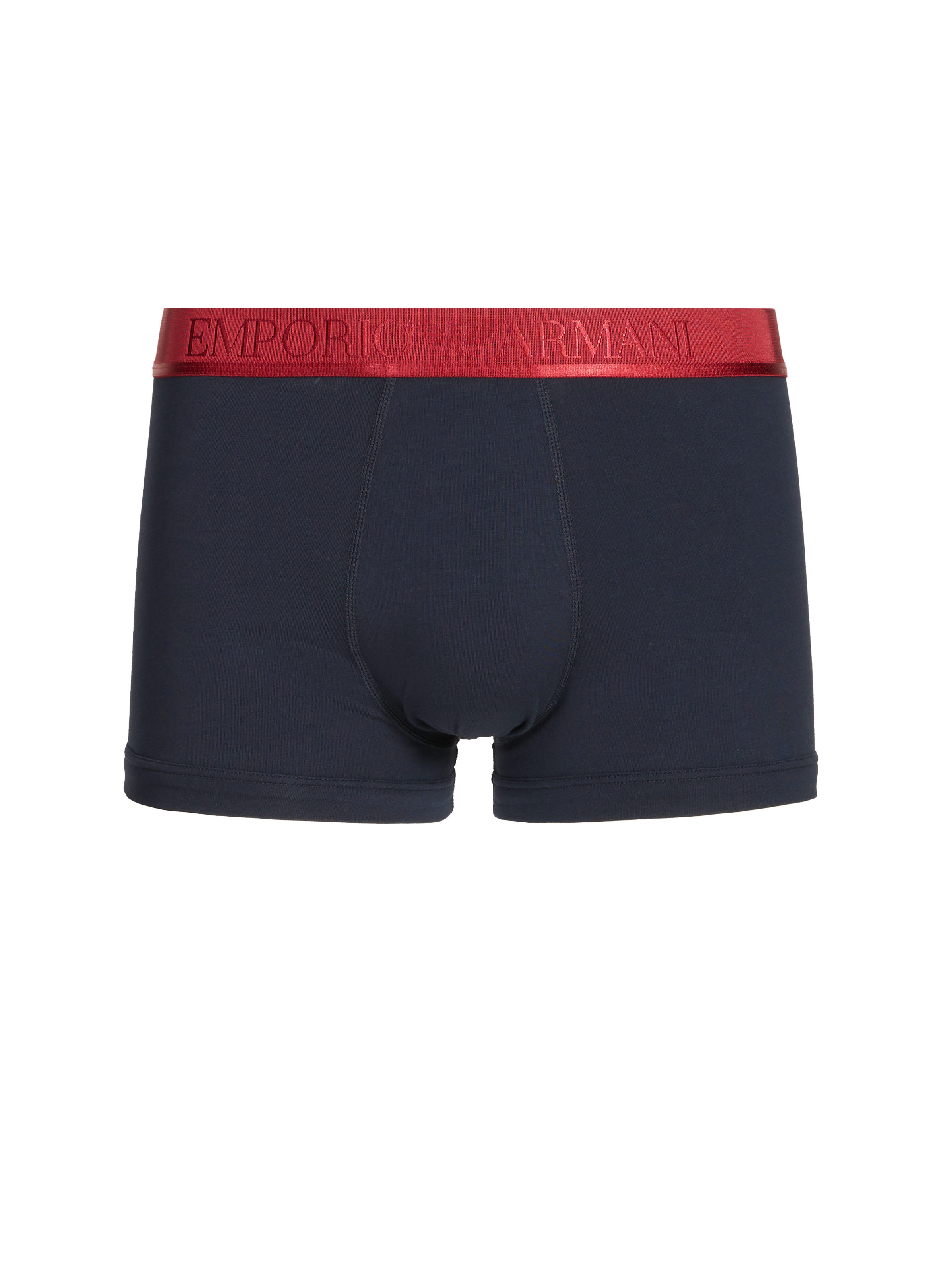 Lot de trois boxers en coton mélangé EMPORIO ARMANI Multicolore